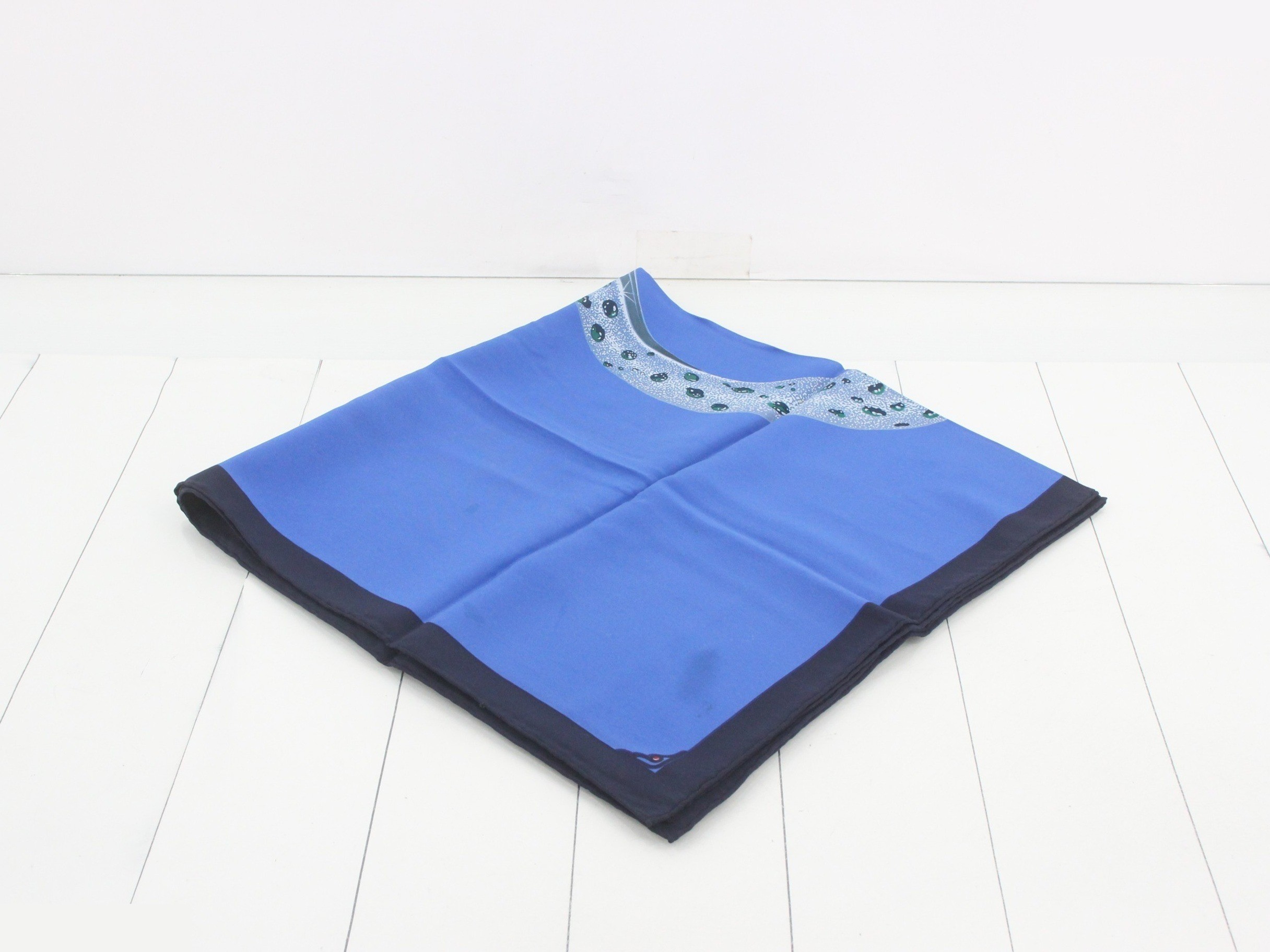 scarf, blue, Panthère — view 2