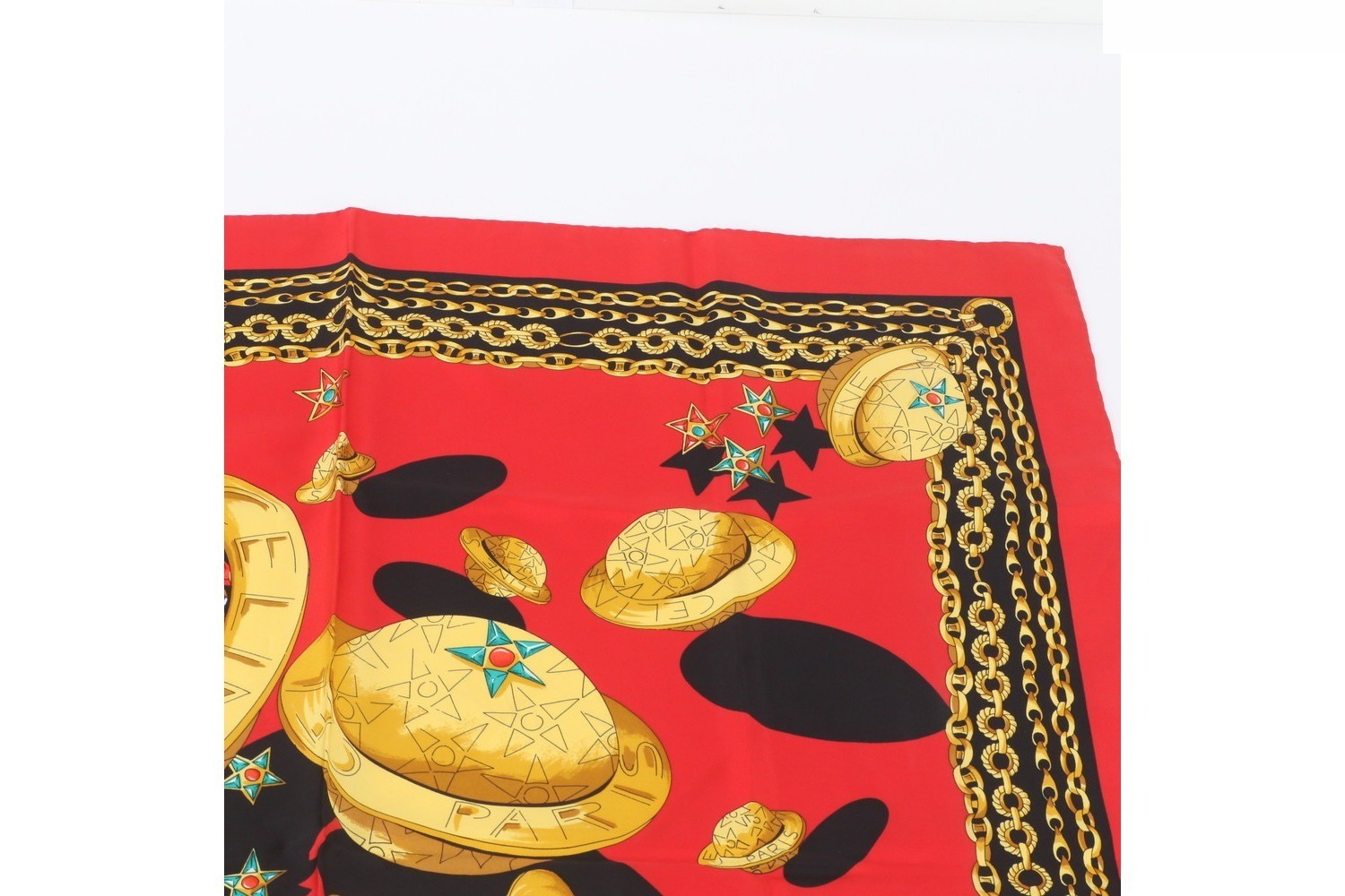 100% Silk Scarf with Tag — view 2