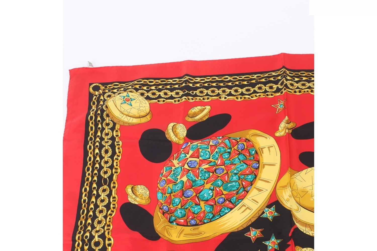 100% Silk Scarf with Tag — view 3