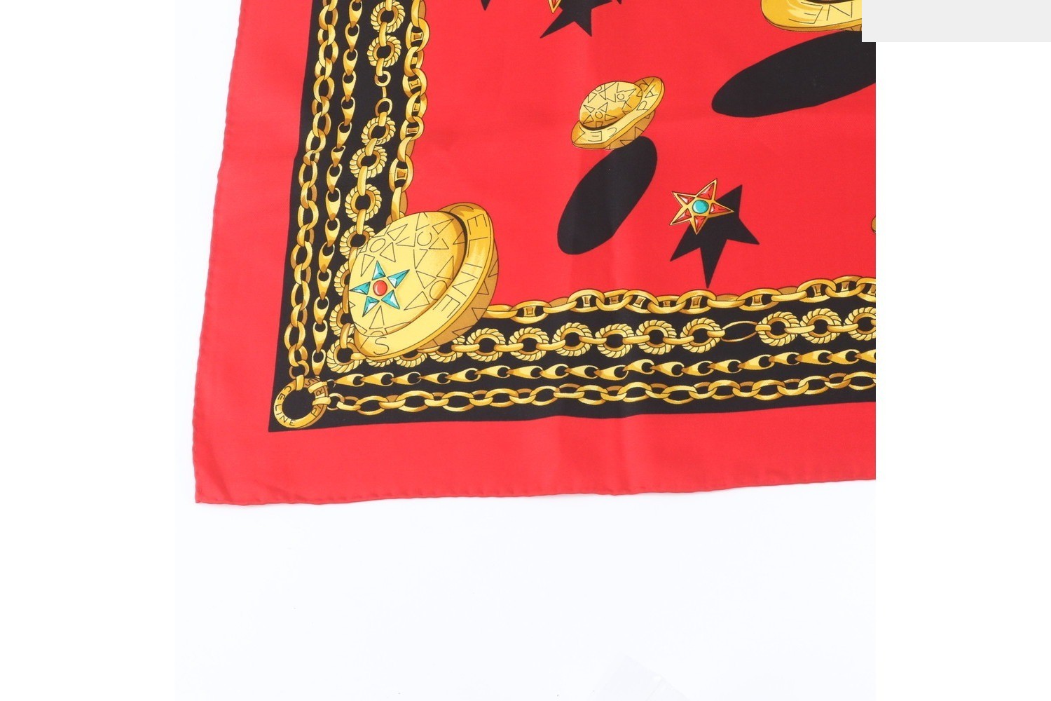 100% Silk Scarf with Tag — view 4