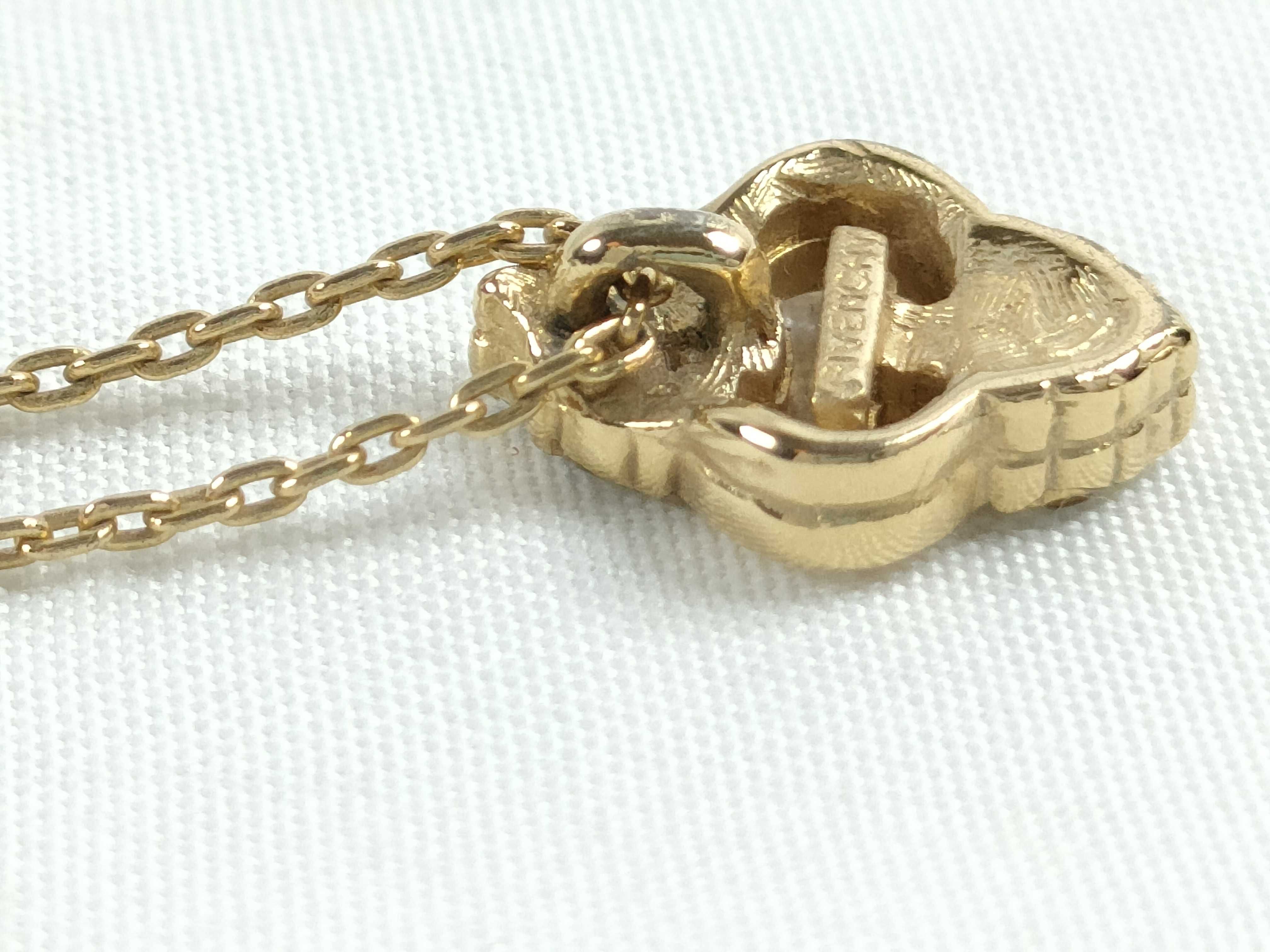 G Logo Rhinestone Gold Necklace — view 5