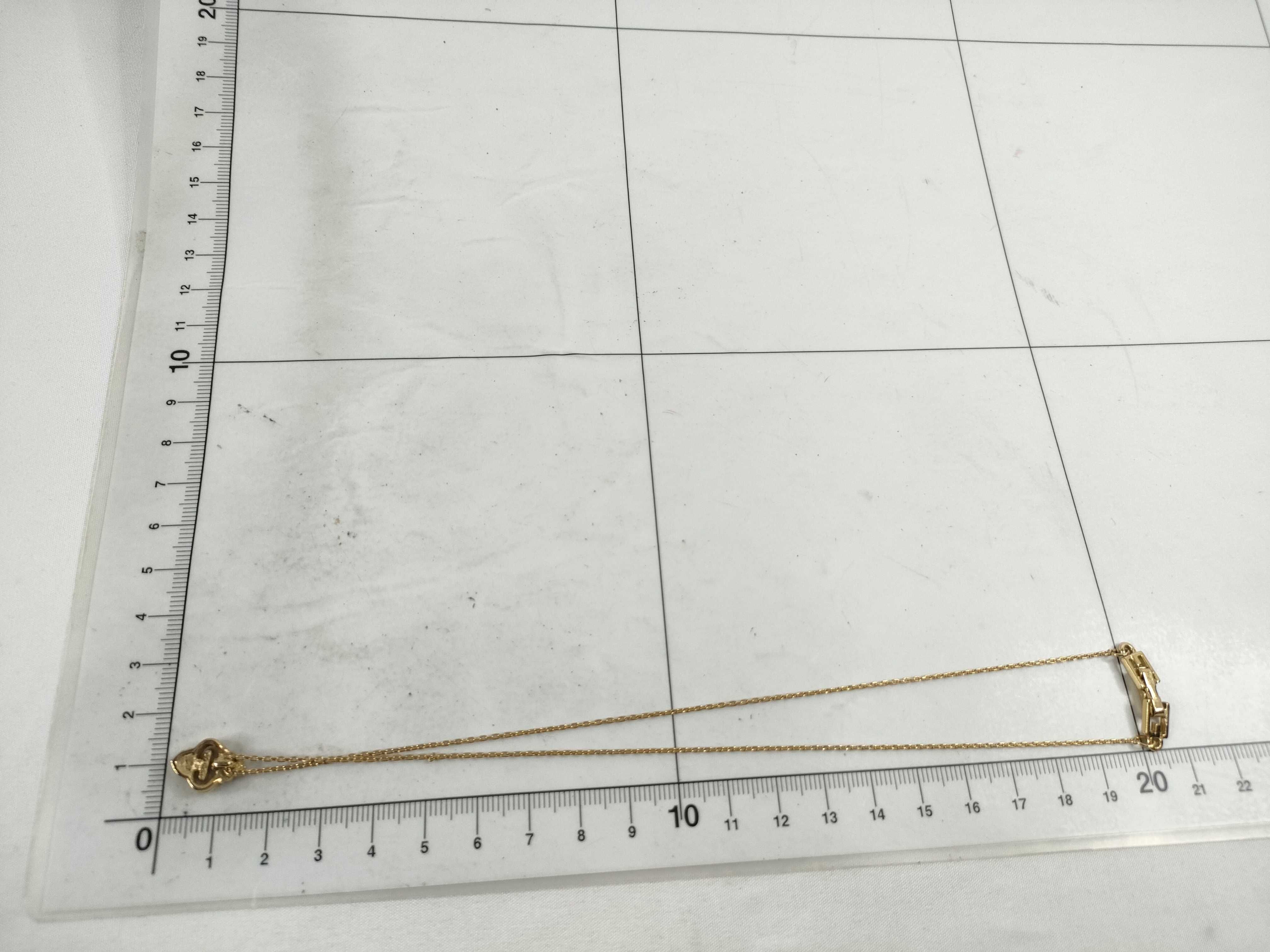 G Logo Rhinestone Gold Necklace — view 10