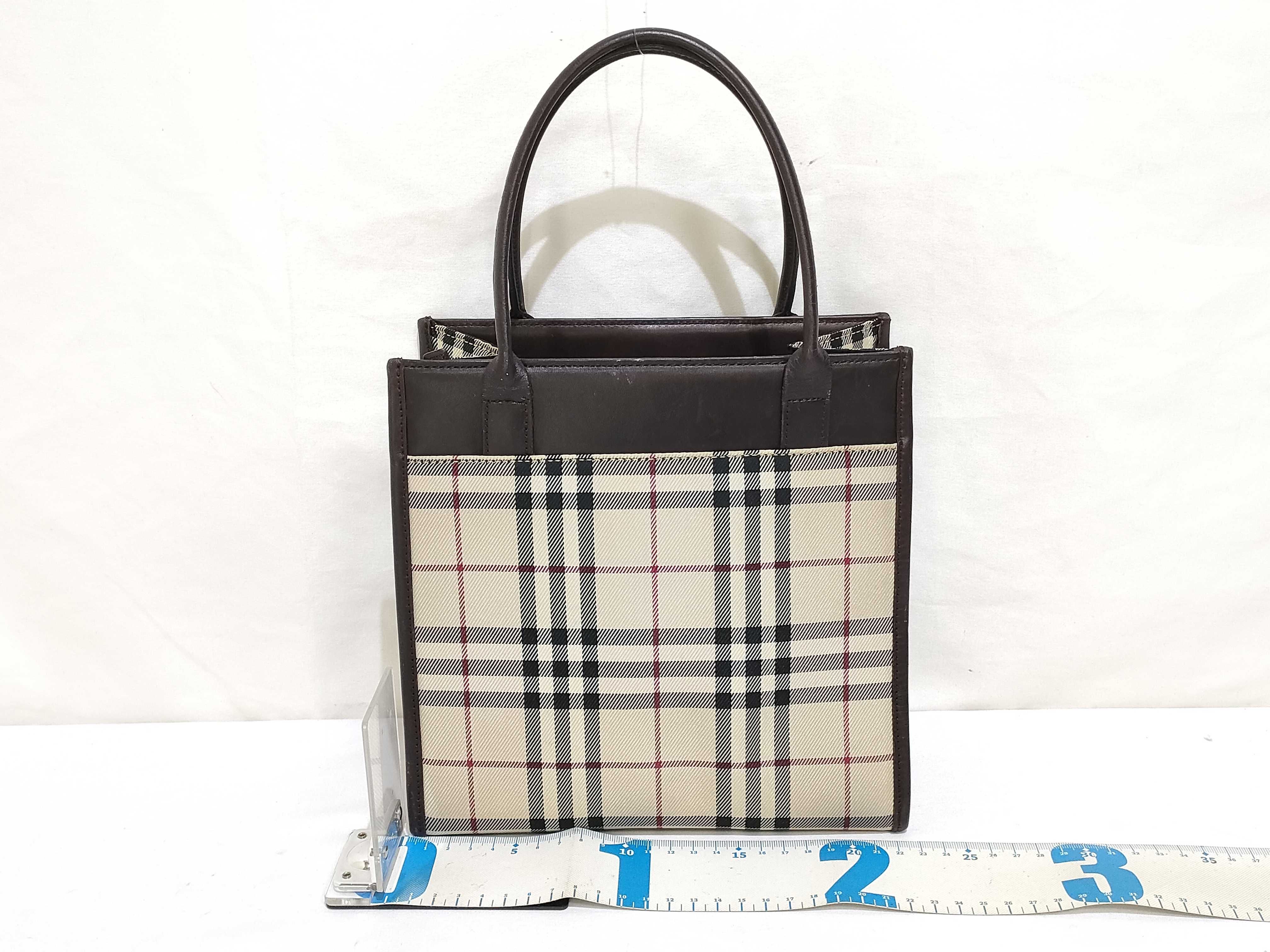 Mini Tote Nova Check Handbag — view 2
