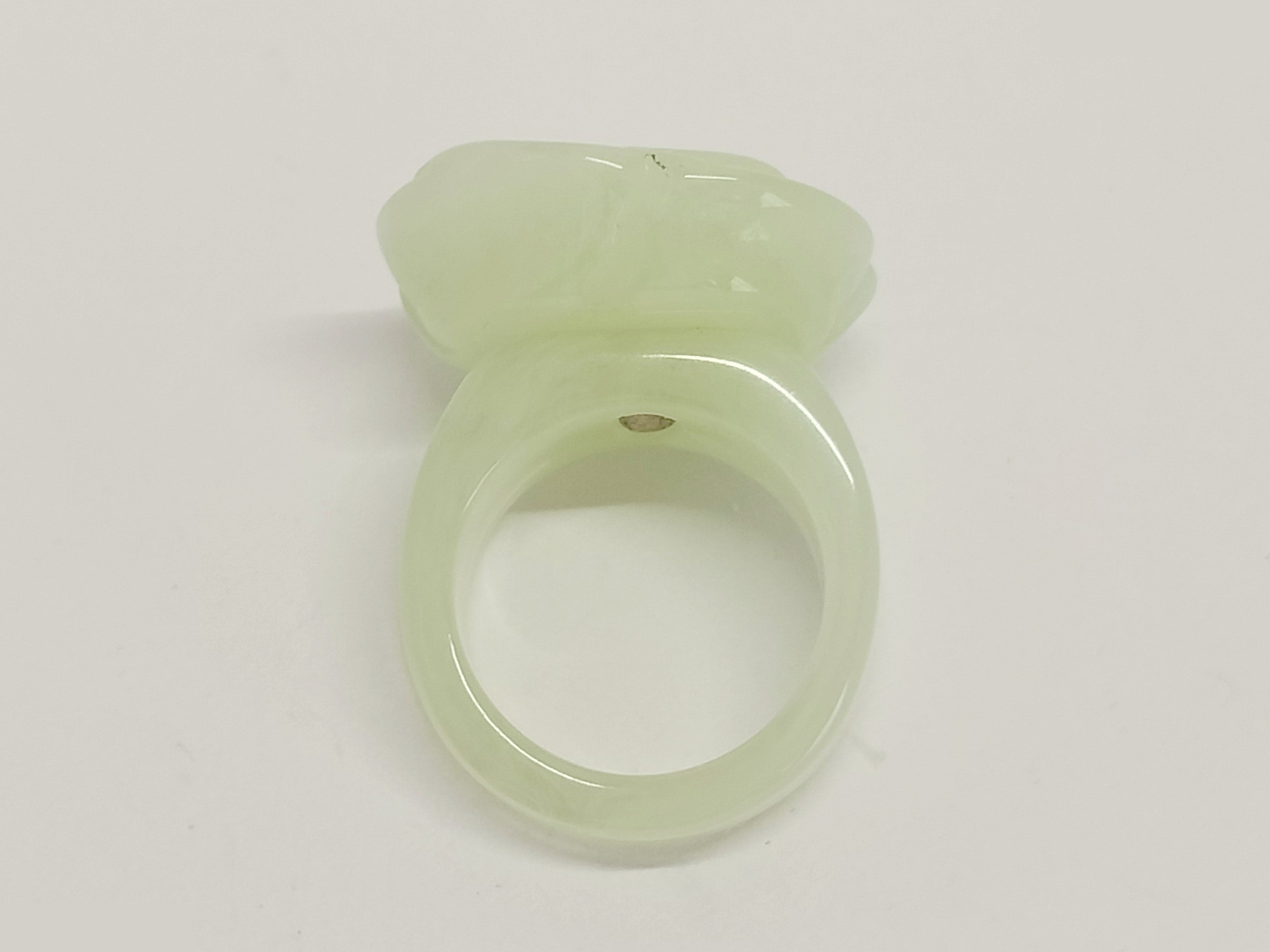 Coco Camellia Plastic Ring, Size #13 — view 5