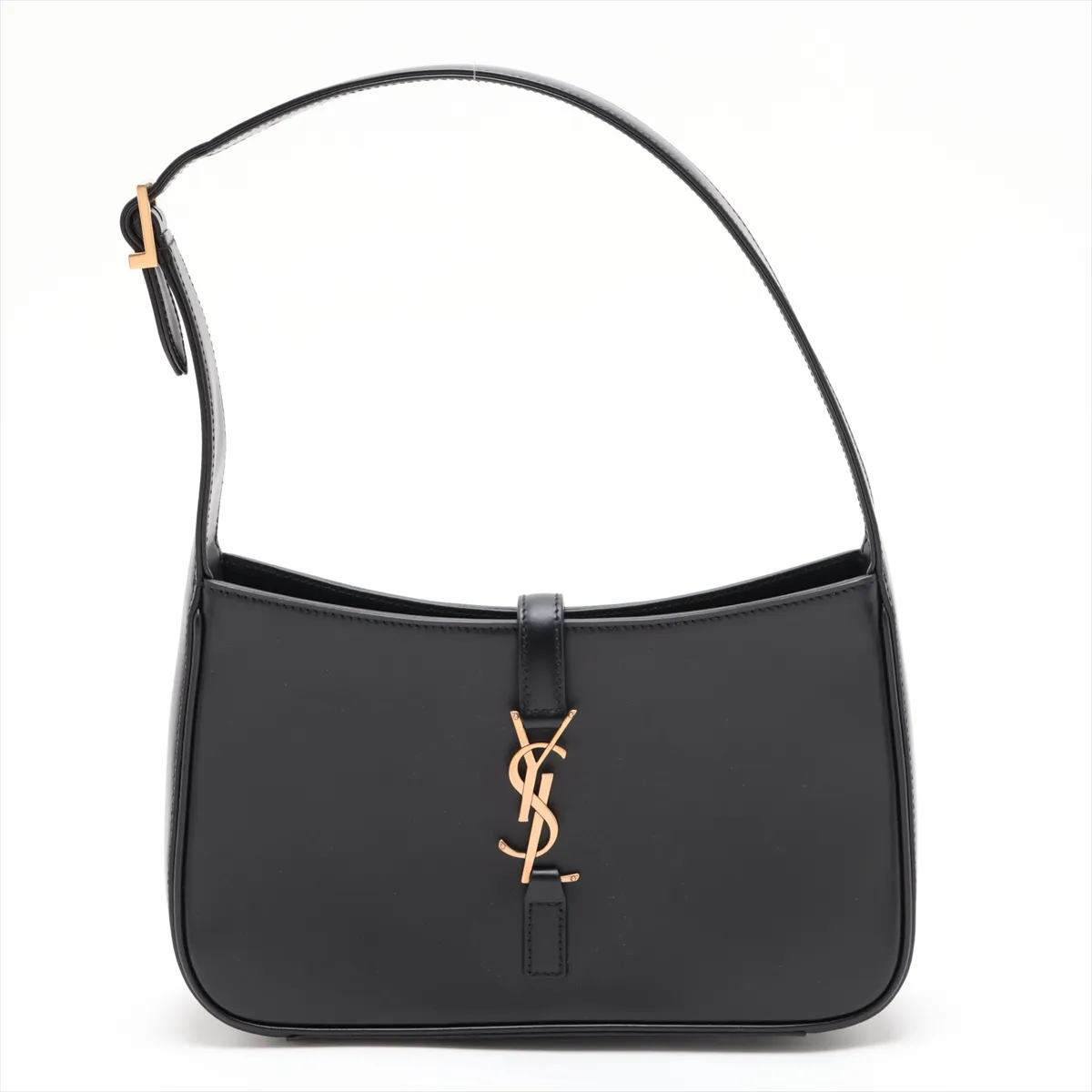 Le Cincassette 657228 Leather Shoulder Bag, Black