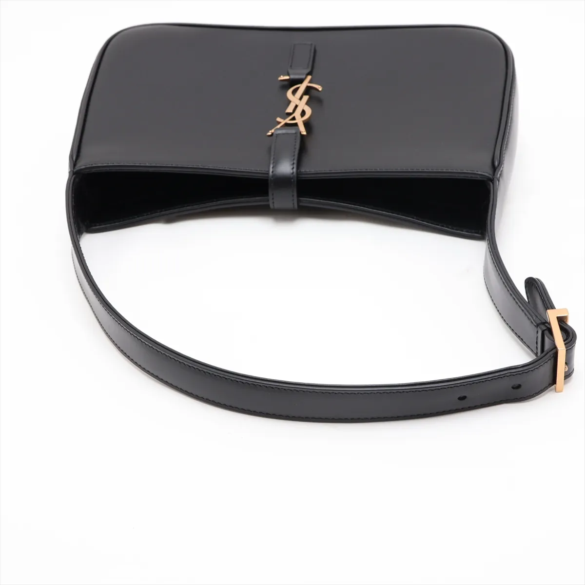 Le Cincassette 657228 Leather Shoulder Bag, Black — view 5