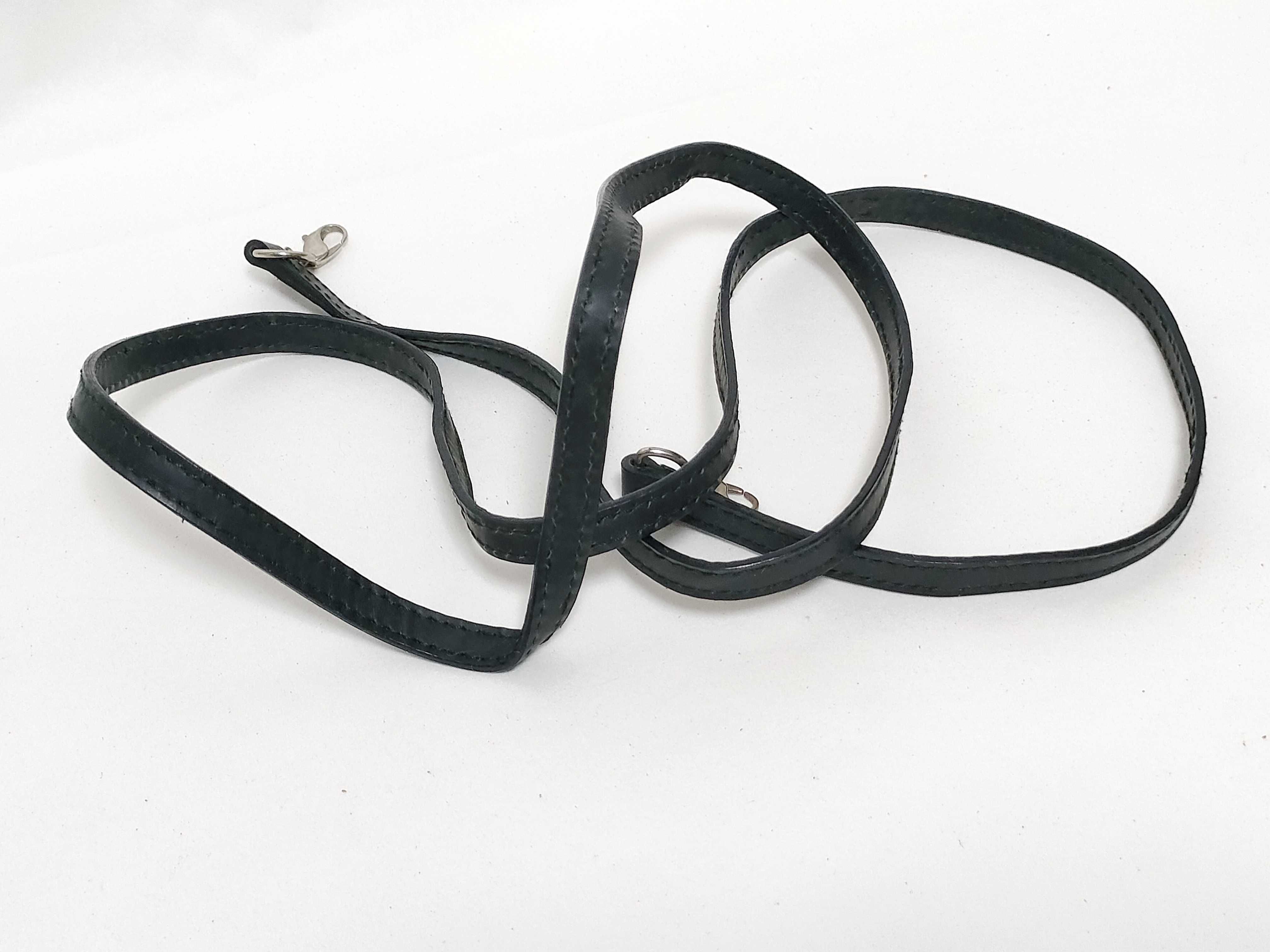 Bamboo Shoulder Bag, Nylon Leather, Black Handbag (089 1705 0701) — view 7