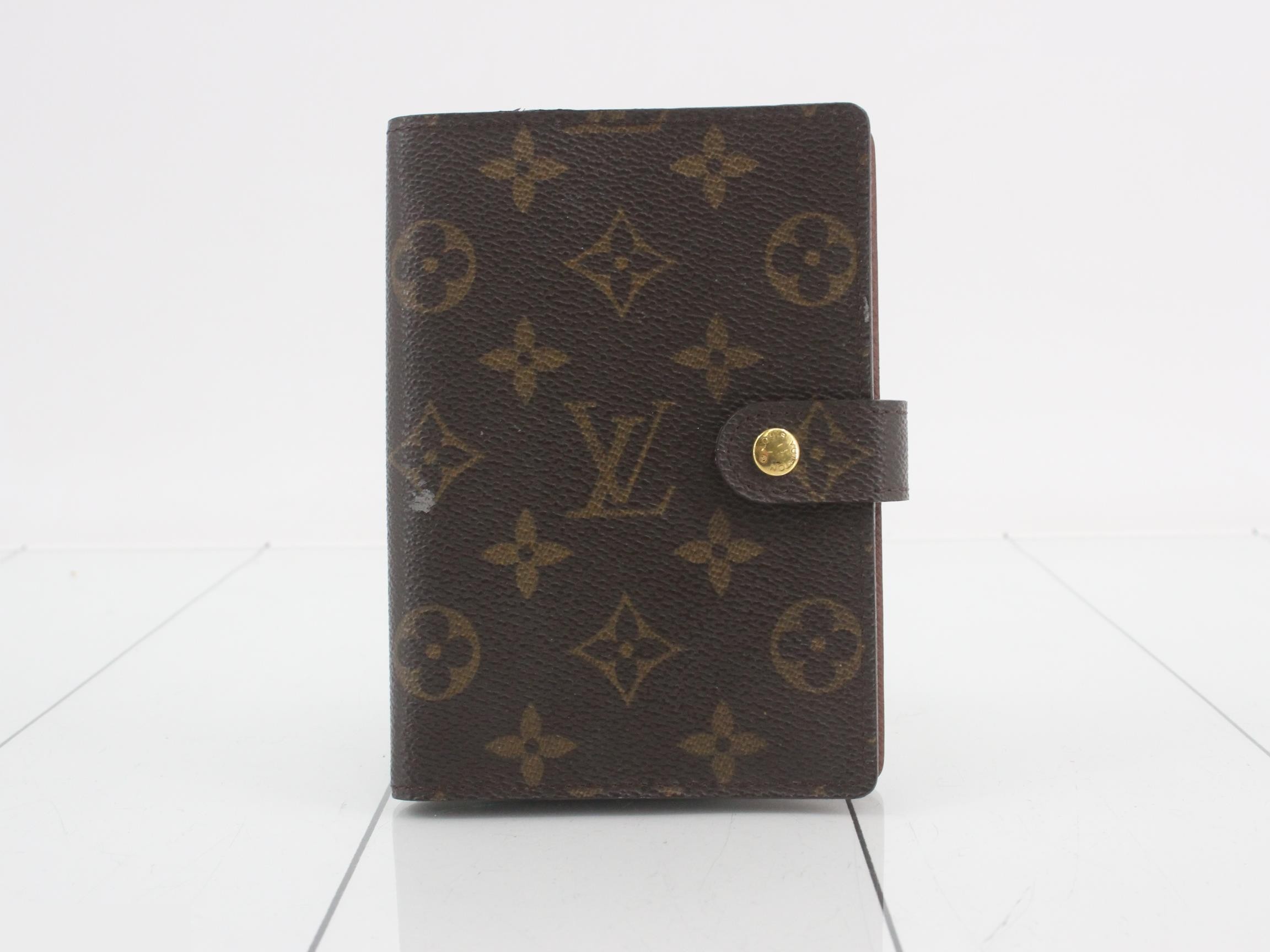 Monogram notebook cover