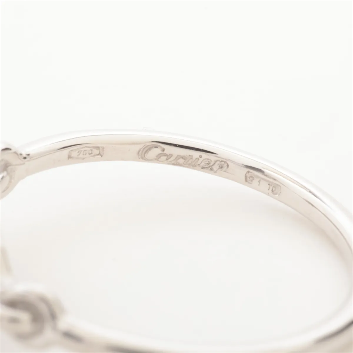 Hindu Diamond Ring 750 (WG) 1.7g 50 H60248 — view 4