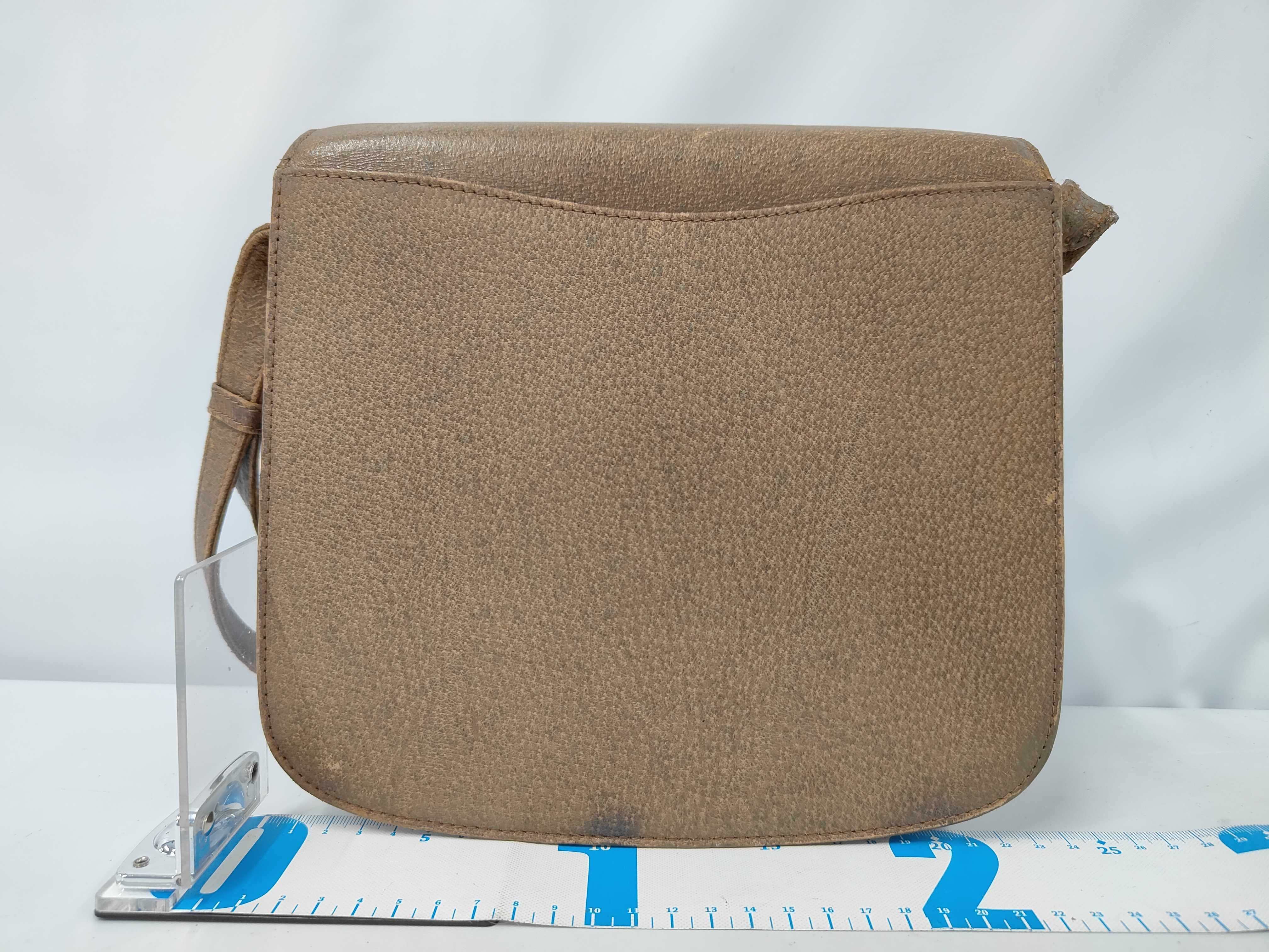 Interlocking Leather Shoulder Bag — view 2
