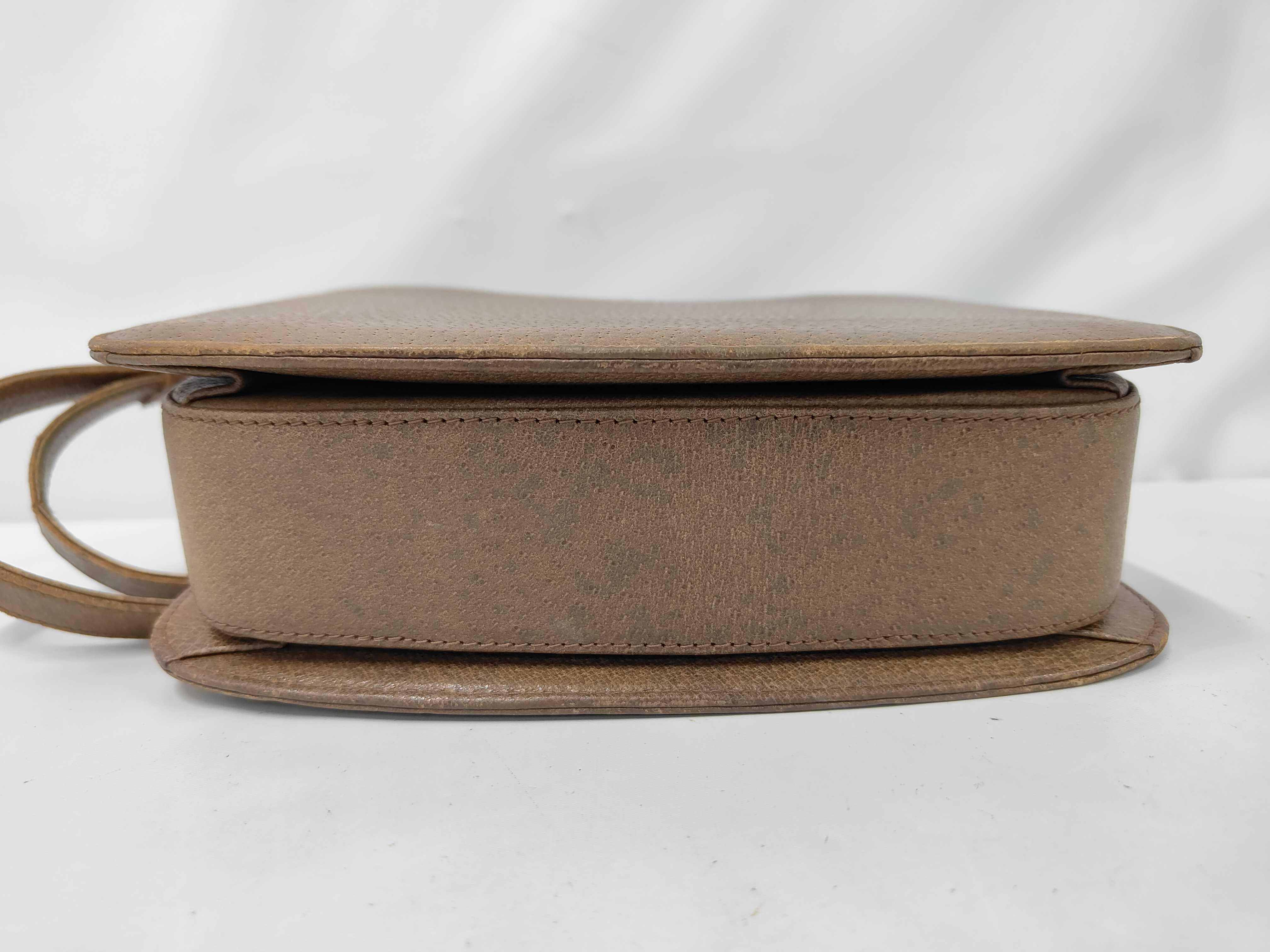 Interlocking Leather Shoulder Bag — view 3