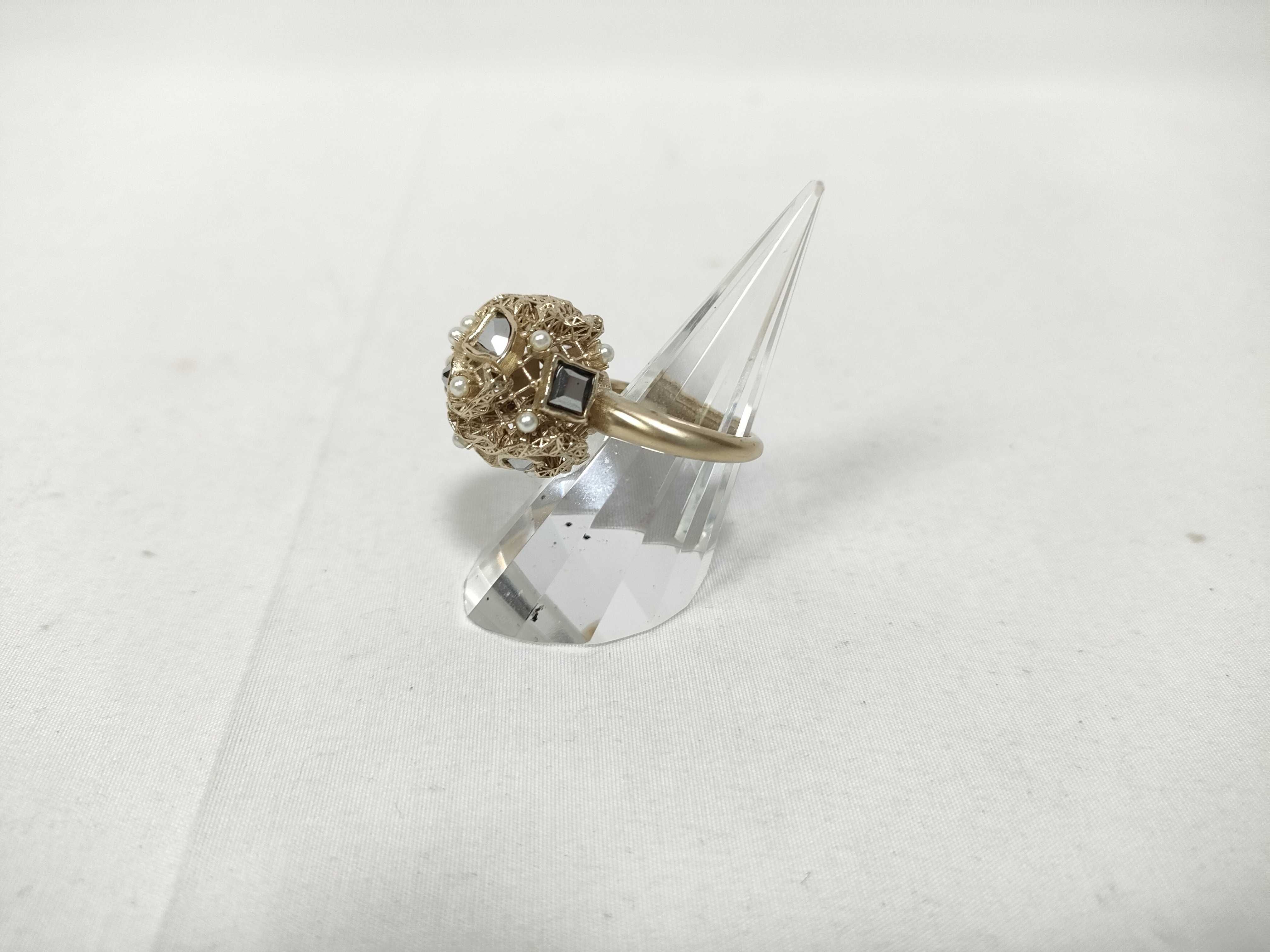 D-Renaissance Pearl Ring, Size S — view 2
