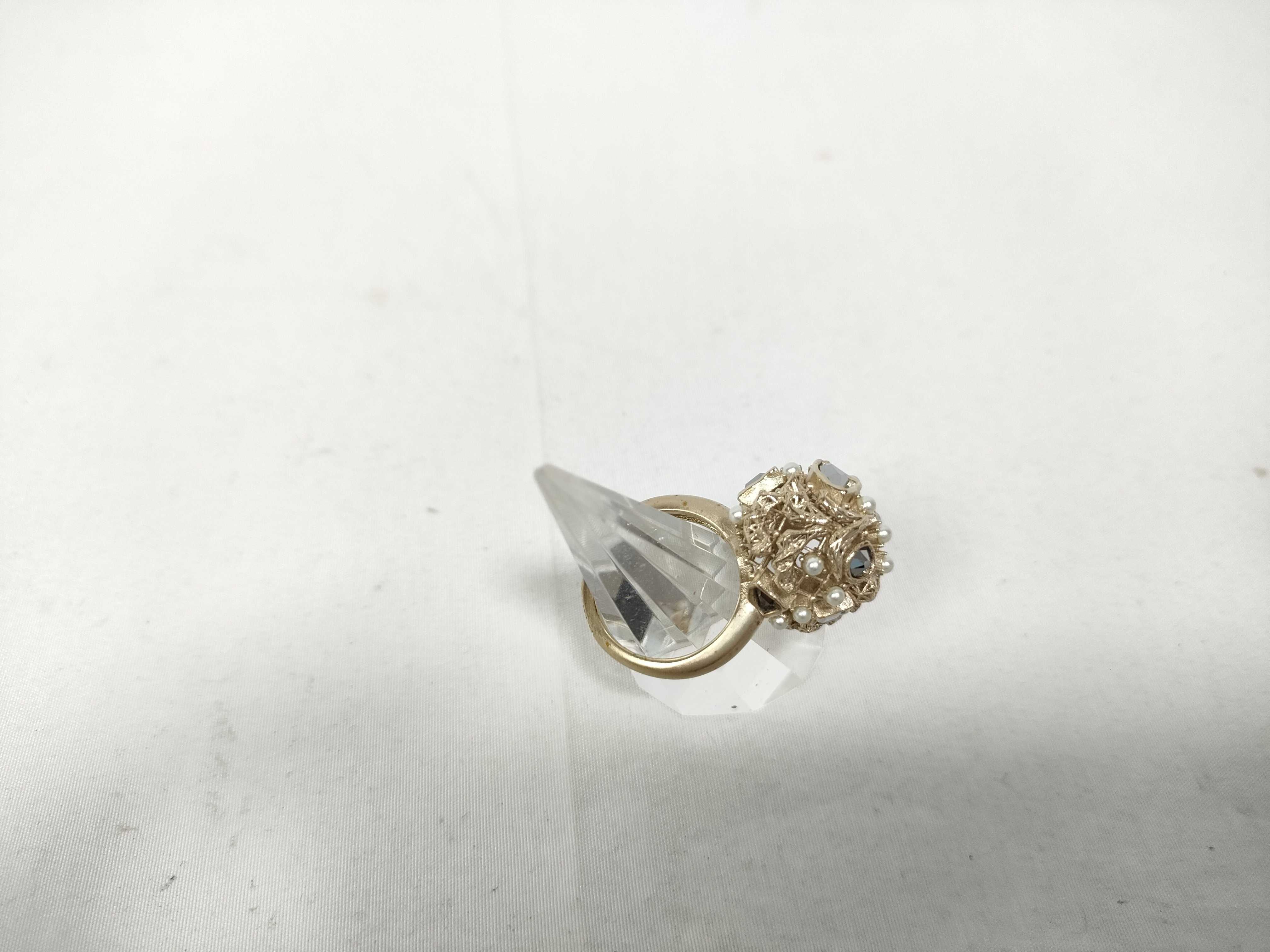 D-Renaissance Pearl Ring, Size S — view 3