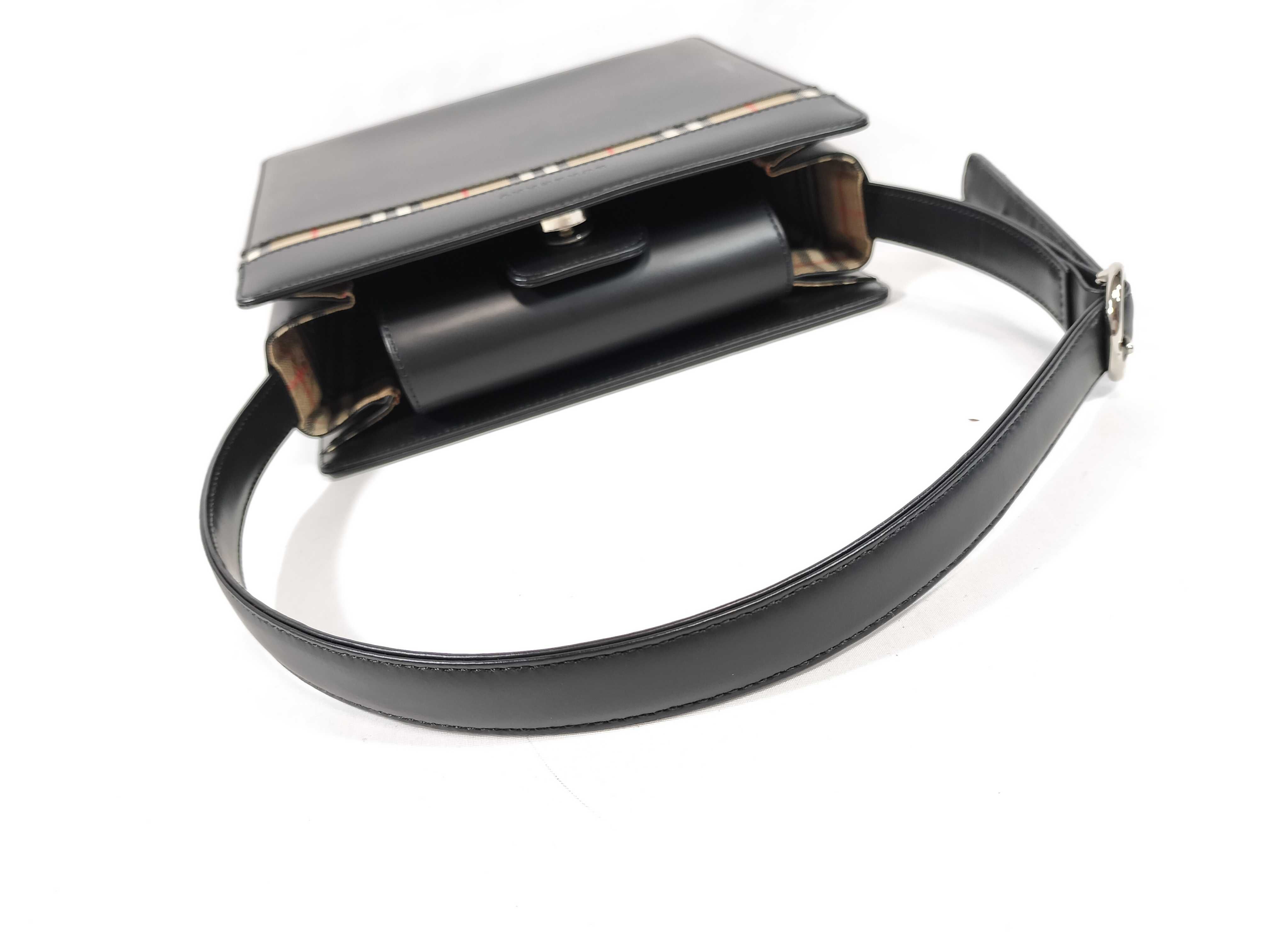 London Leather Nova Check Shoulder Bag — view 3