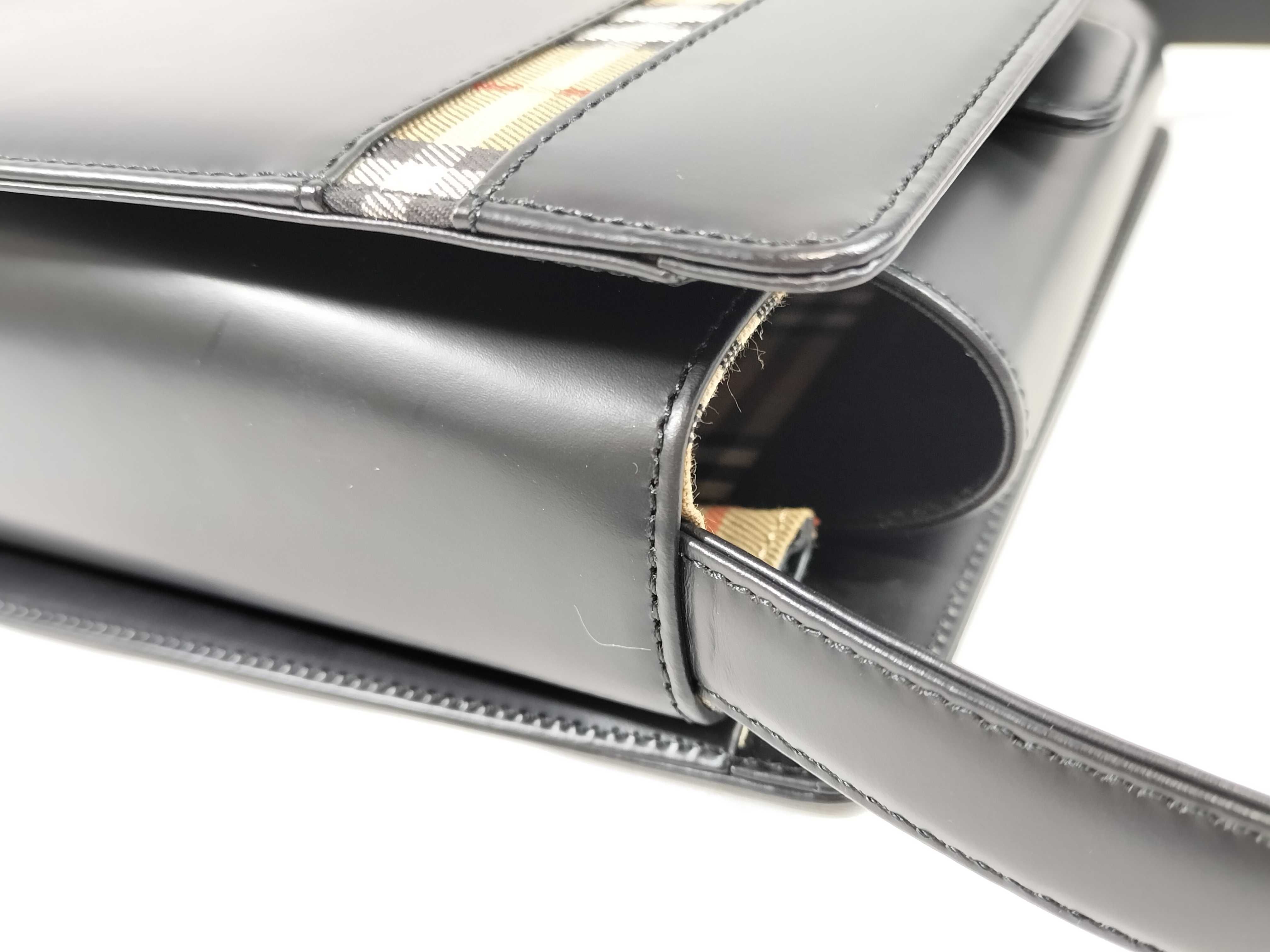 London Leather Nova Check Shoulder Bag — view 5