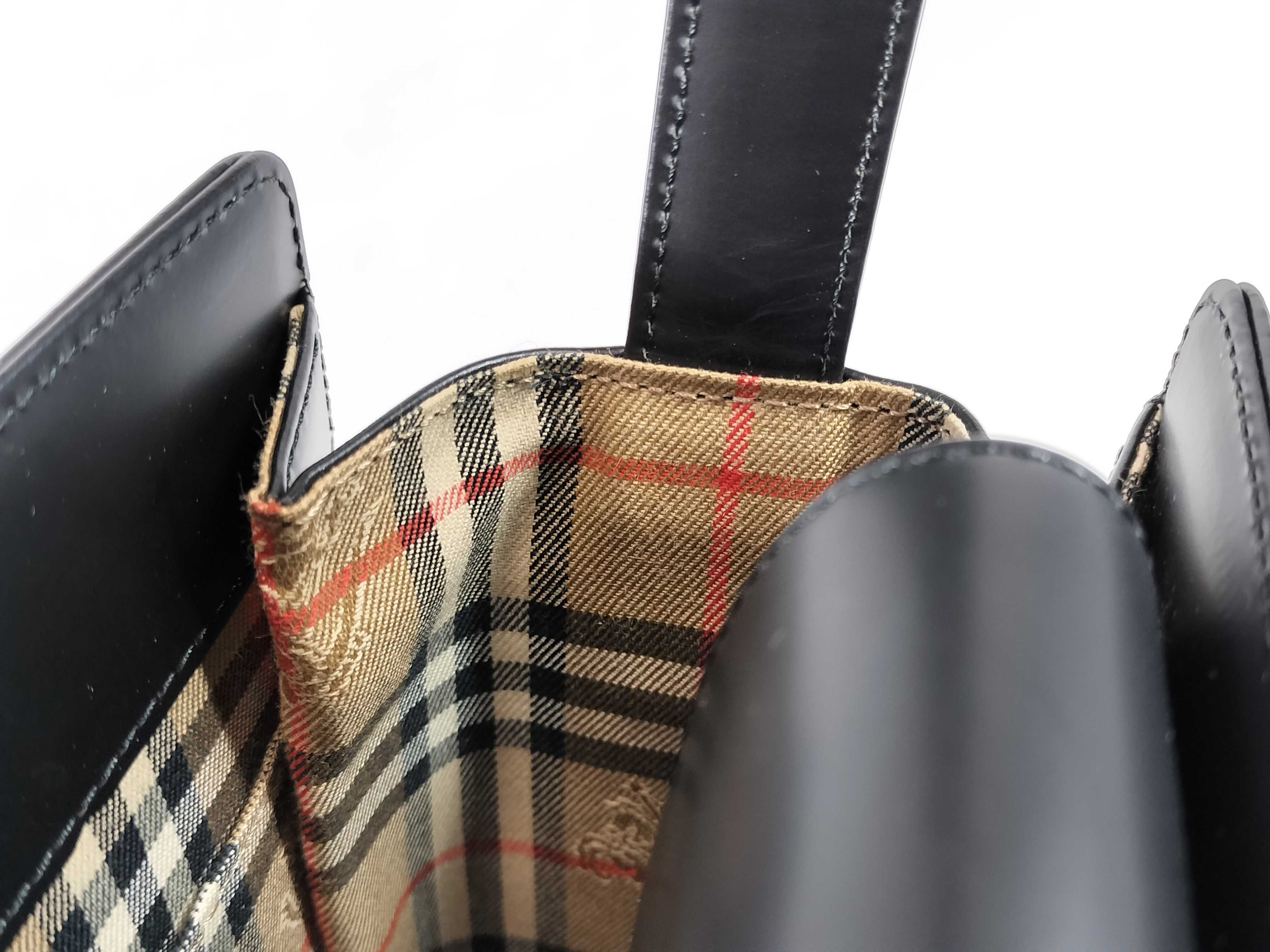 London Leather Nova Check Shoulder Bag — view 8