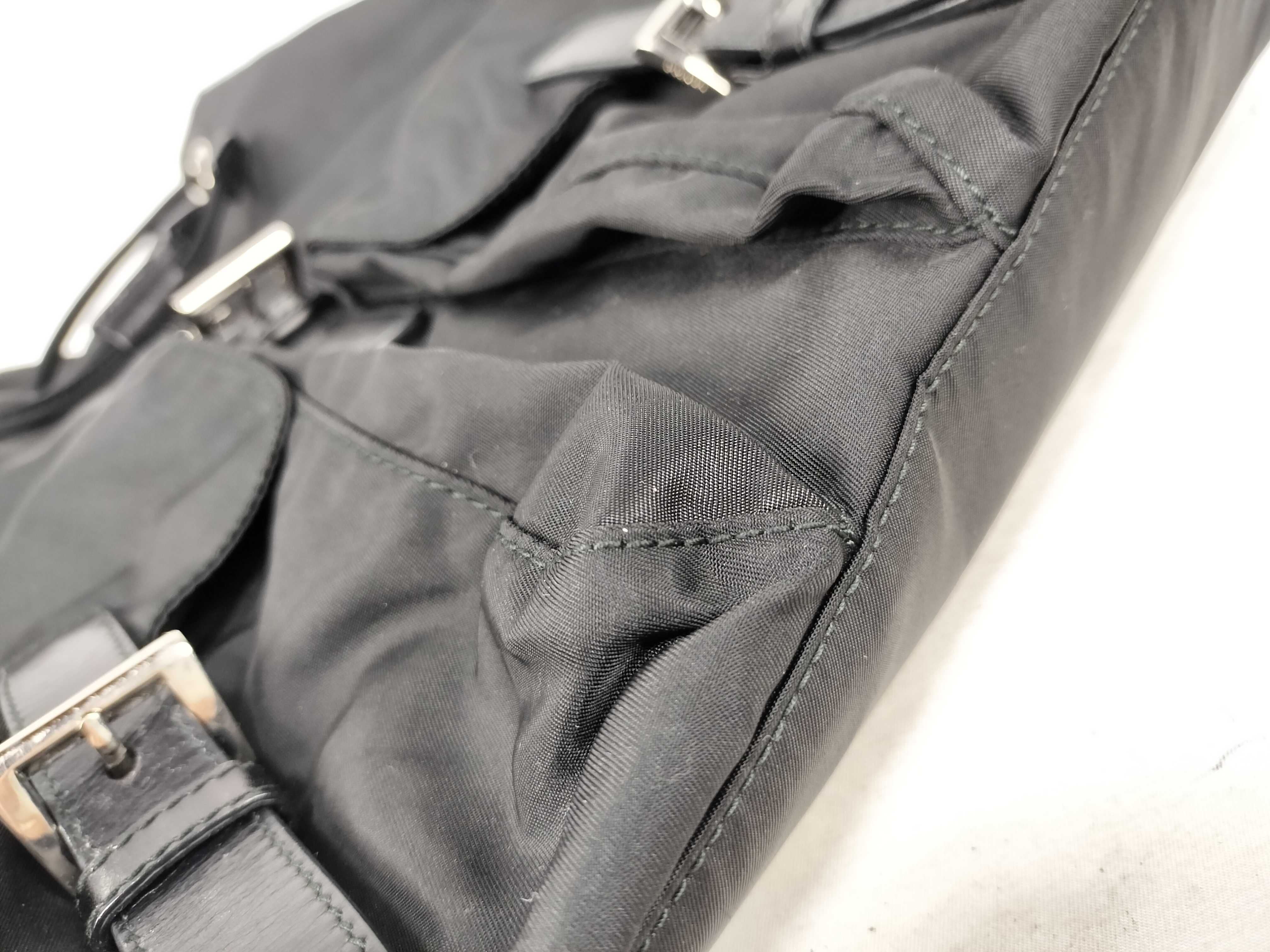 nylon backpack with double pockets. — view 15