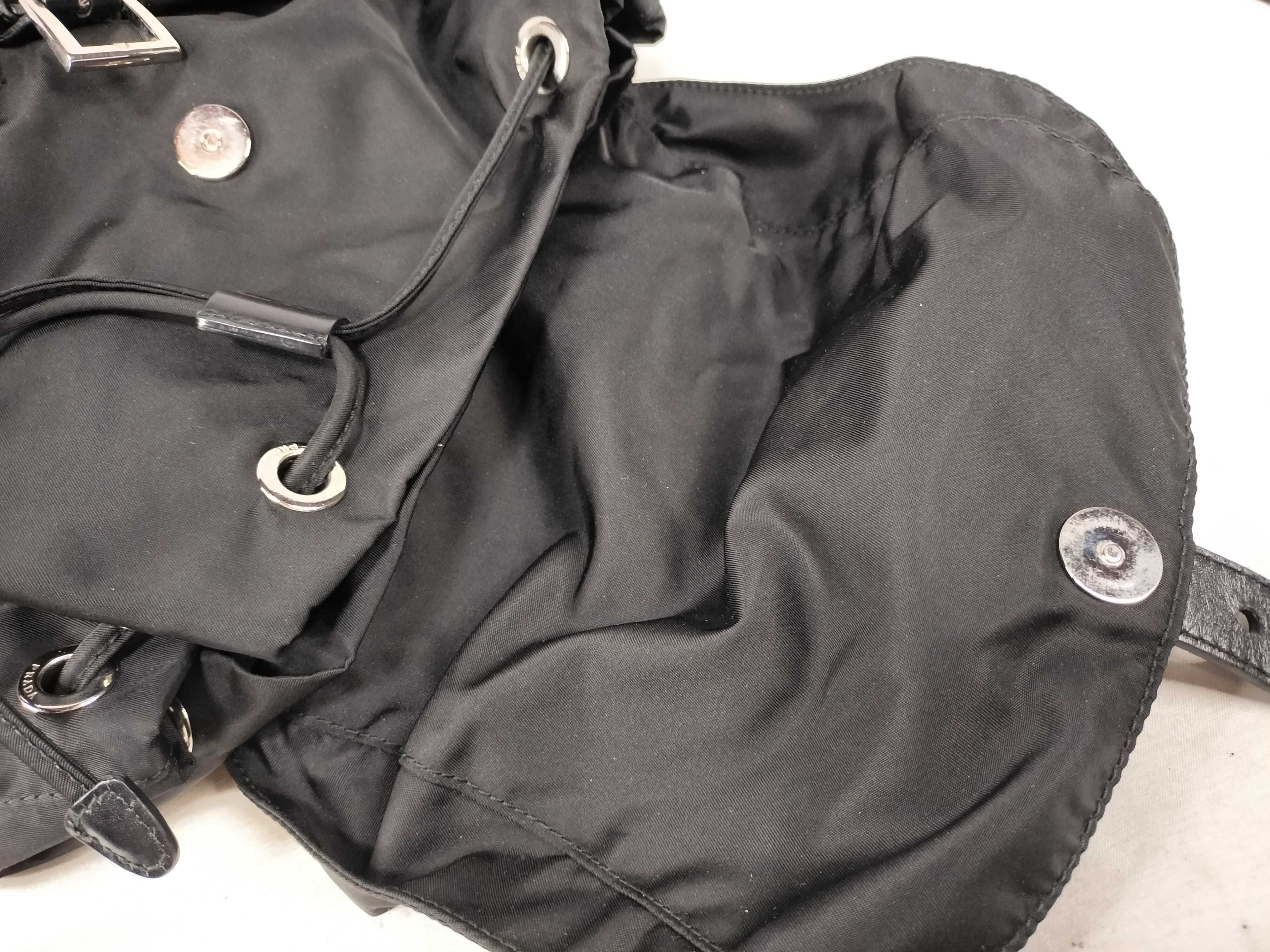 nylon backpack with double pockets. — view 8