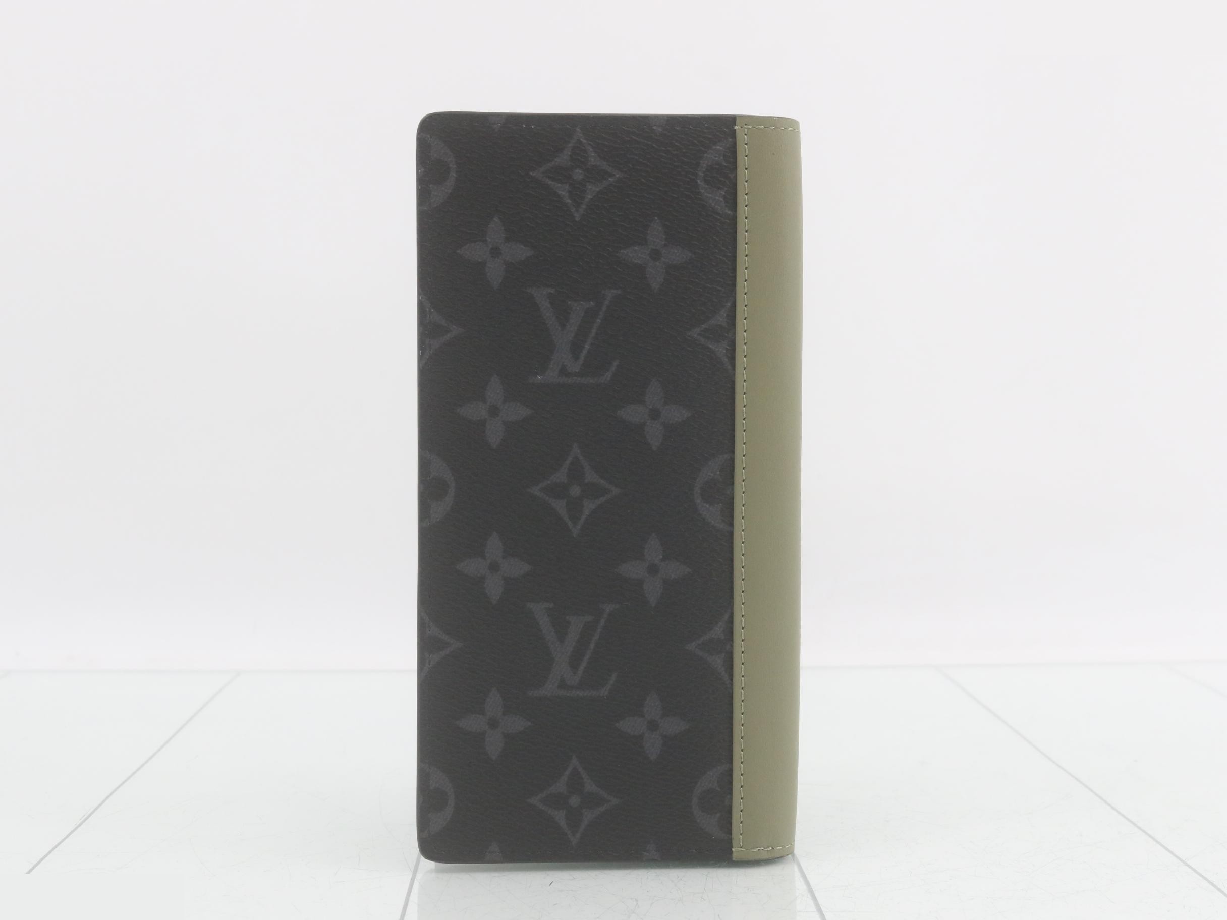 M28815 Portefeuille Brazza Long Wallet Monogram Eclipse Black — view 2