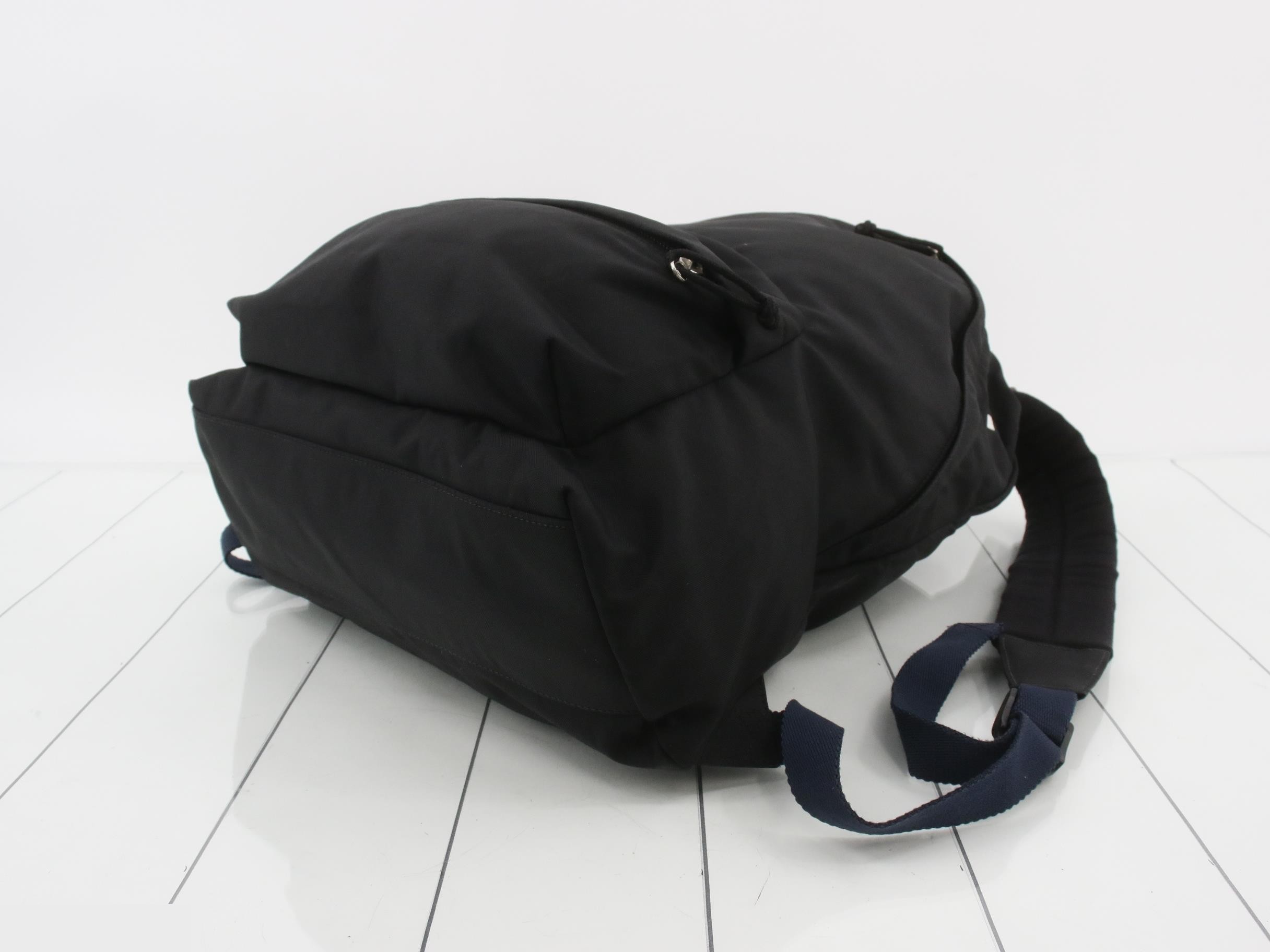 Bag pack black nylon — view 6