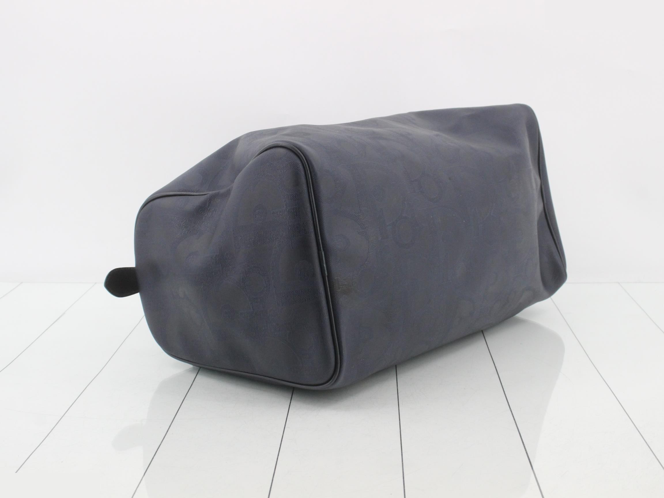 Trotter Boston Bag, Navy — view 5