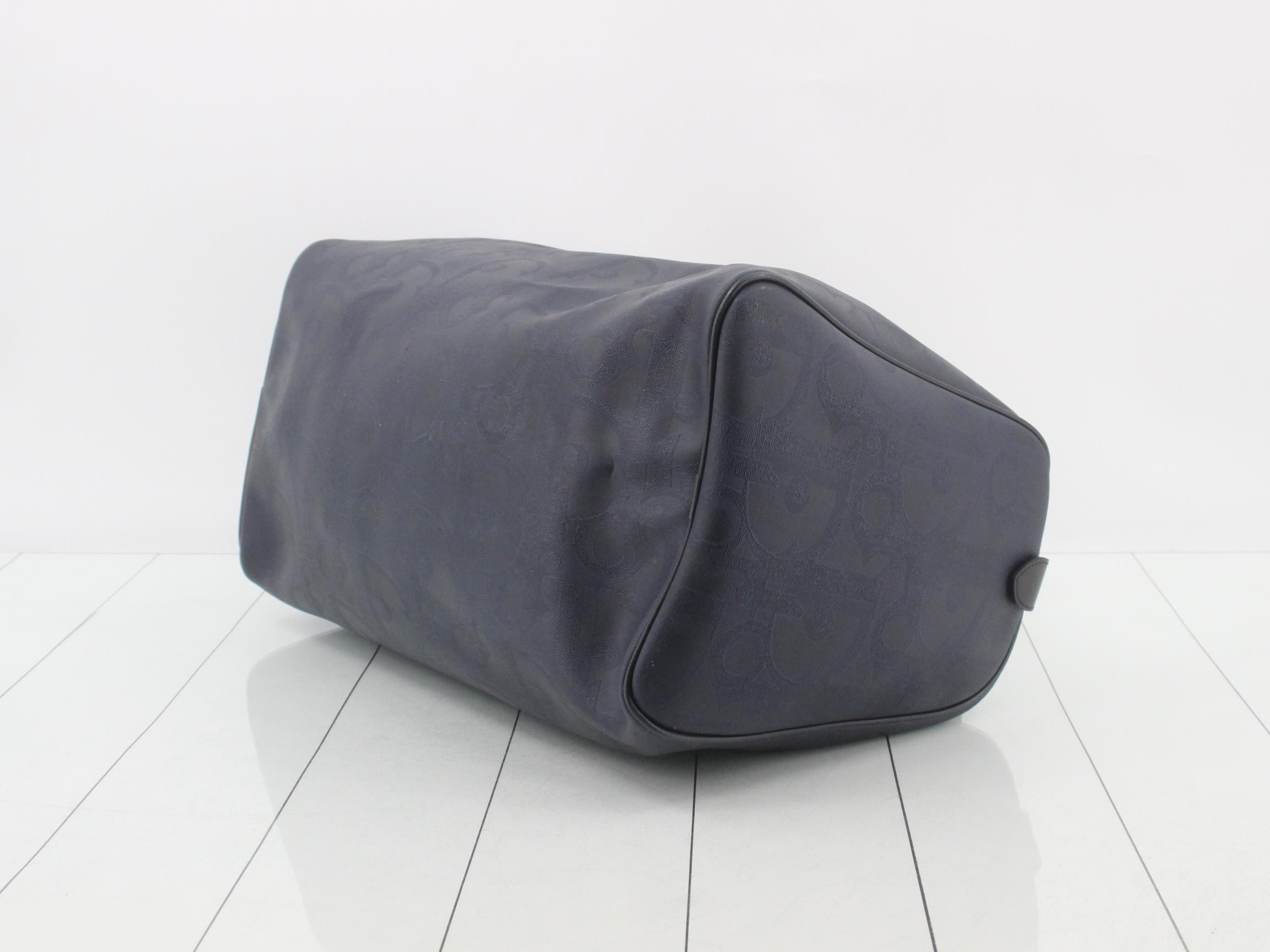 Trotter Boston Bag, Navy — view 6