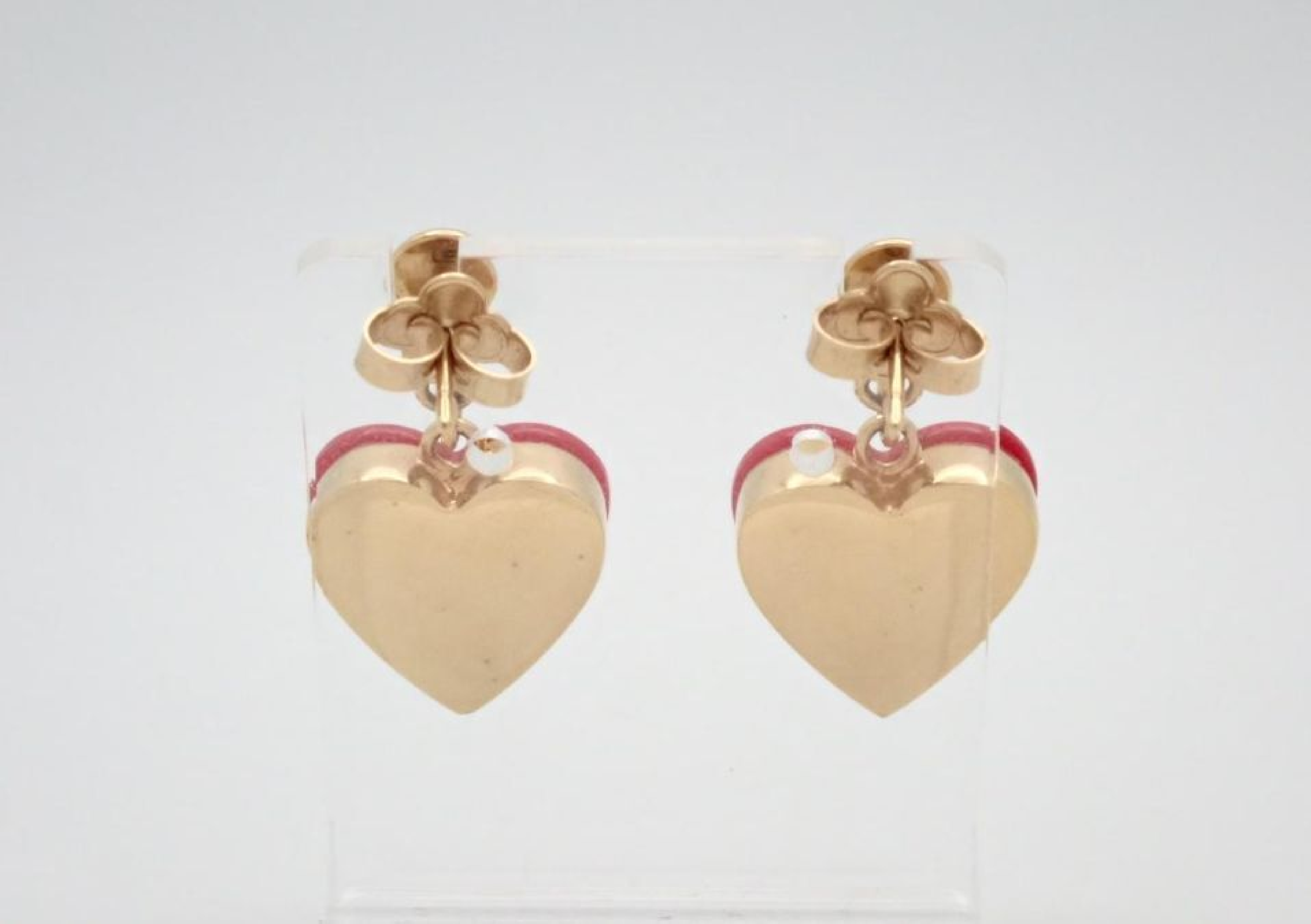 M66790 Lockme Heart Earrings — view 2
