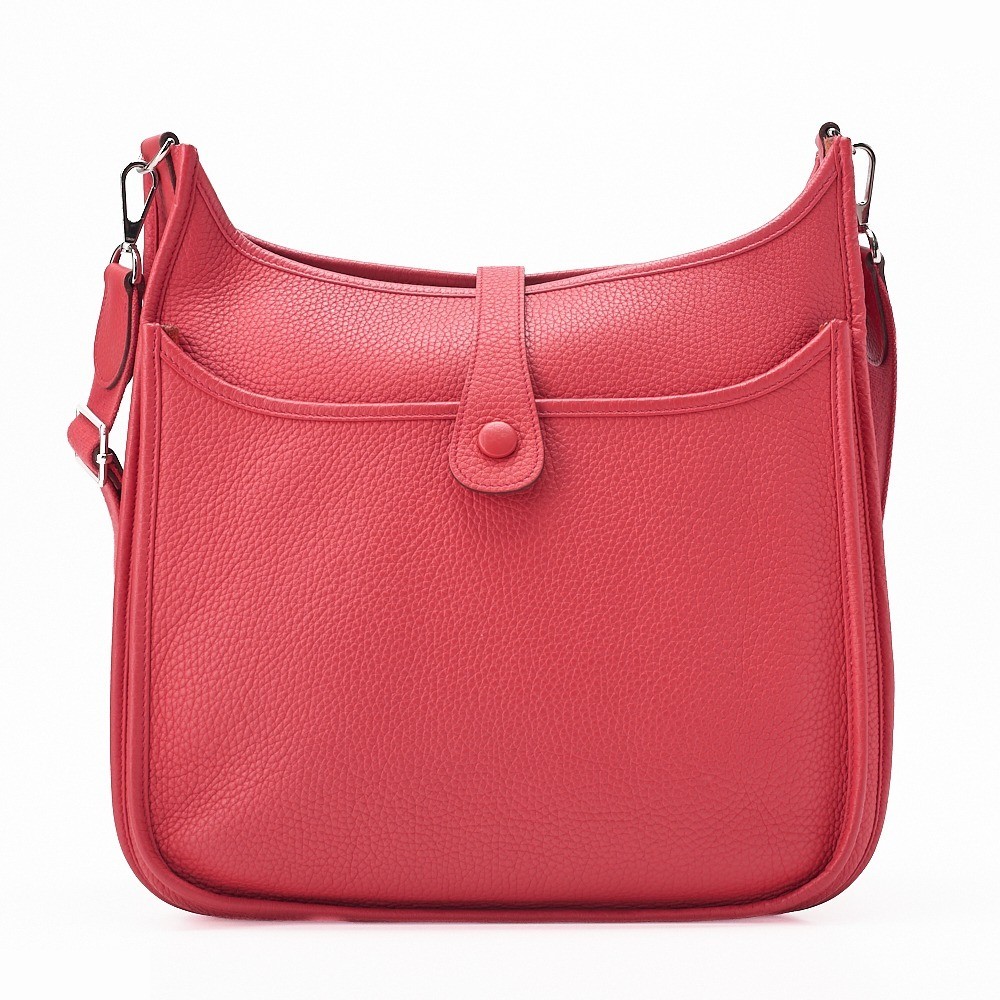 Evelyn 3GM Taurillon Clemence Bougainvillea Shoulder Bag — view 2