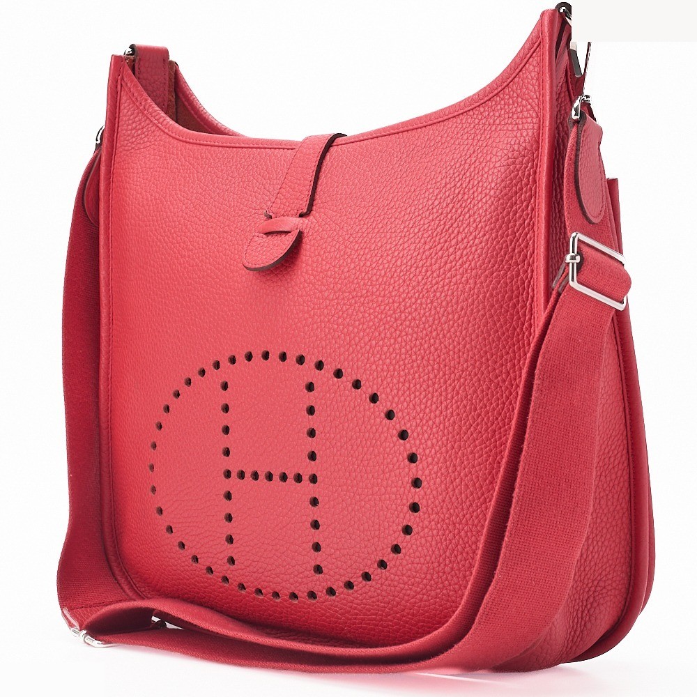 Evelyn 3GM Taurillon Clemence Bougainvillea Shoulder Bag — view 4