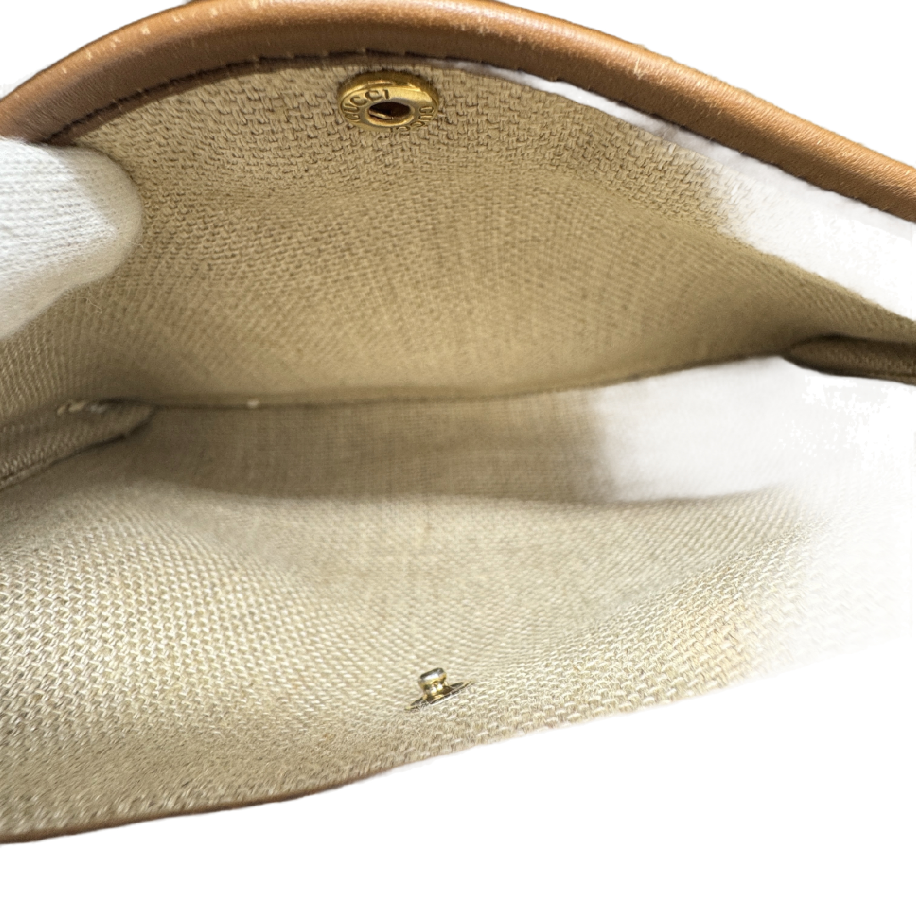 Lady Web GG Canvas Horsebit Leather Flap Shoulder Bag — view 11