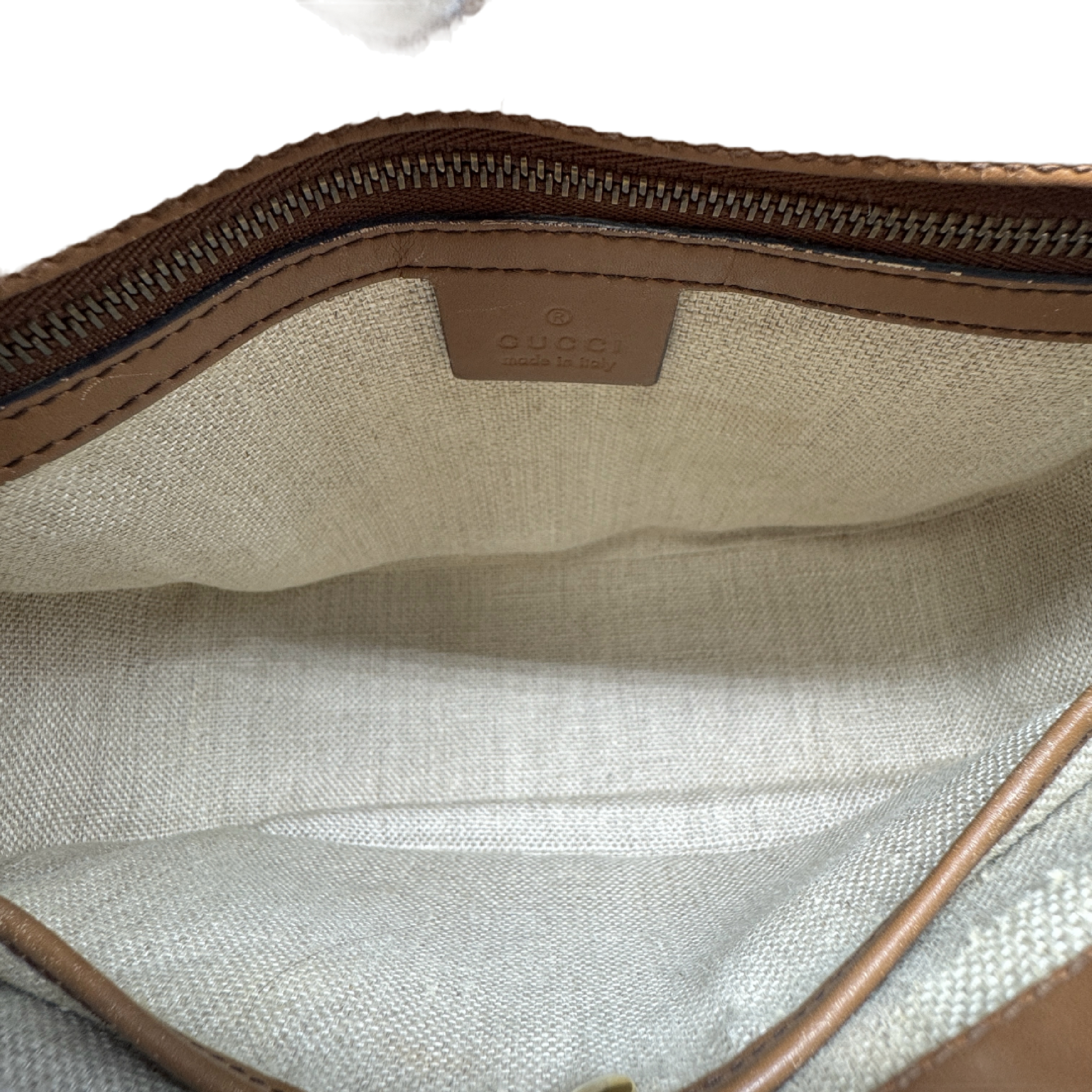 Lady Web GG Canvas Horsebit Leather Flap Shoulder Bag — view 9