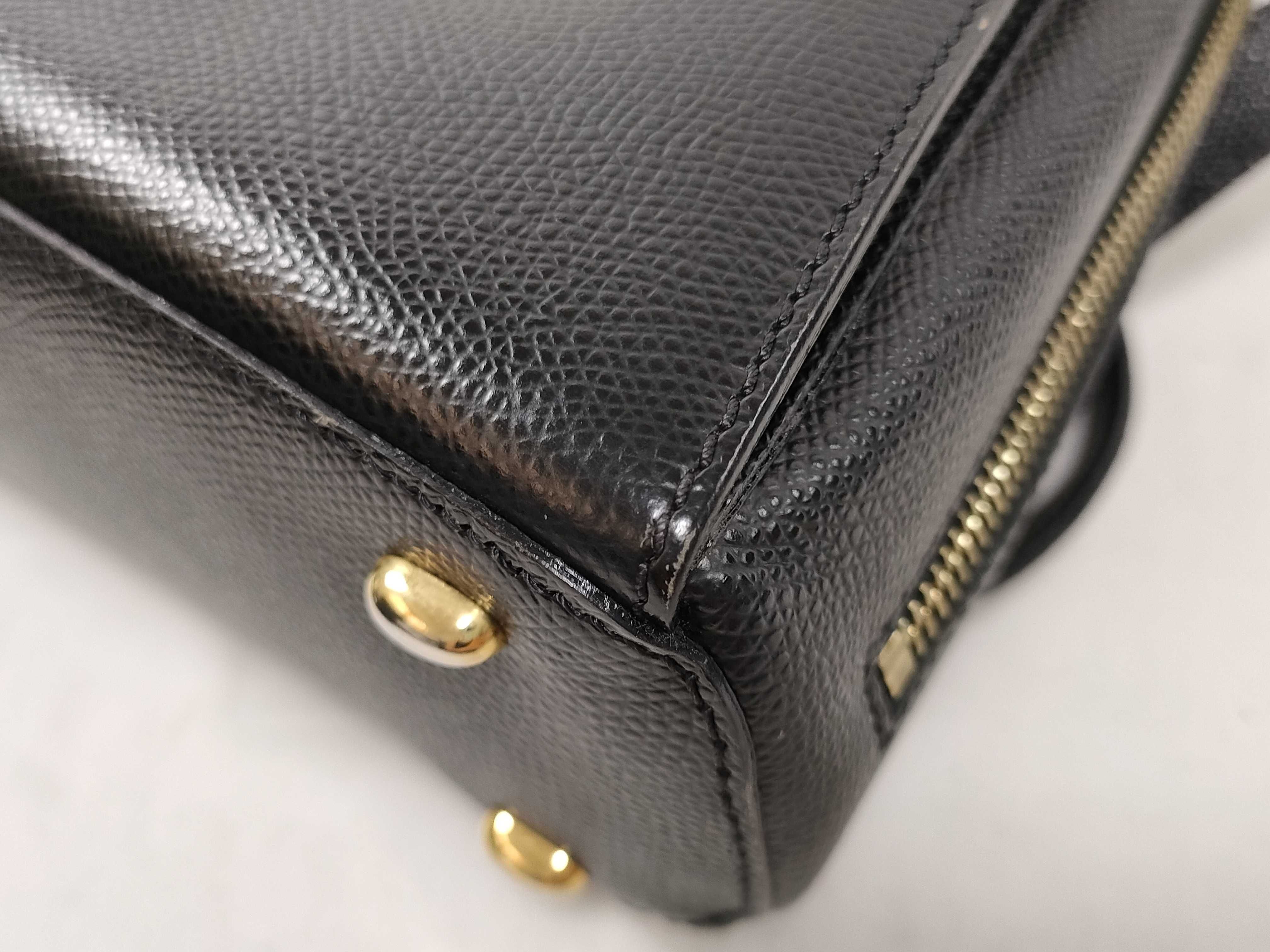 Vintage Box Calf Shoulder Bag, Black MC96 Backpack — view 11