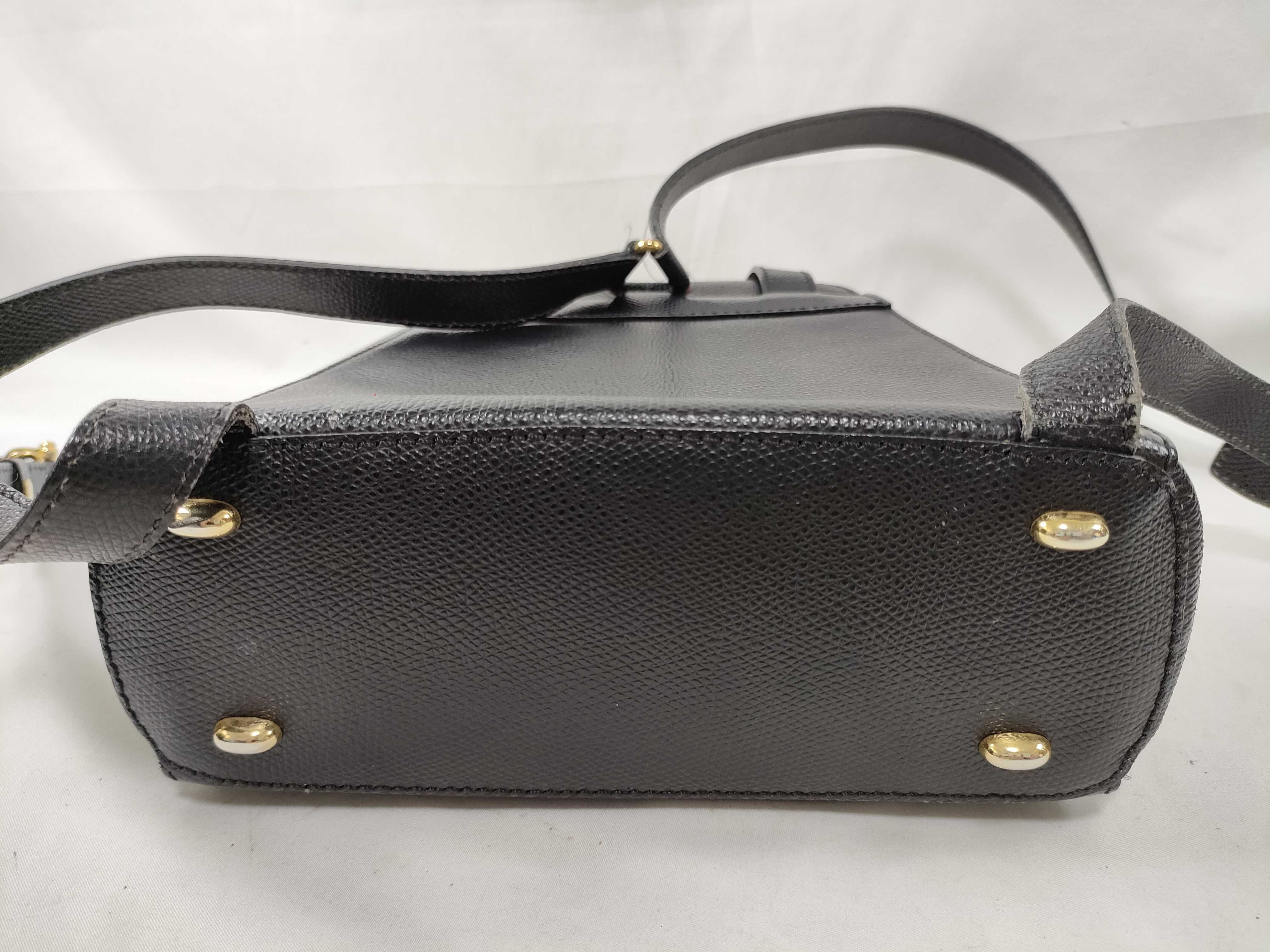Vintage Box Calf Shoulder Bag, Black MC96 Backpack — view 3