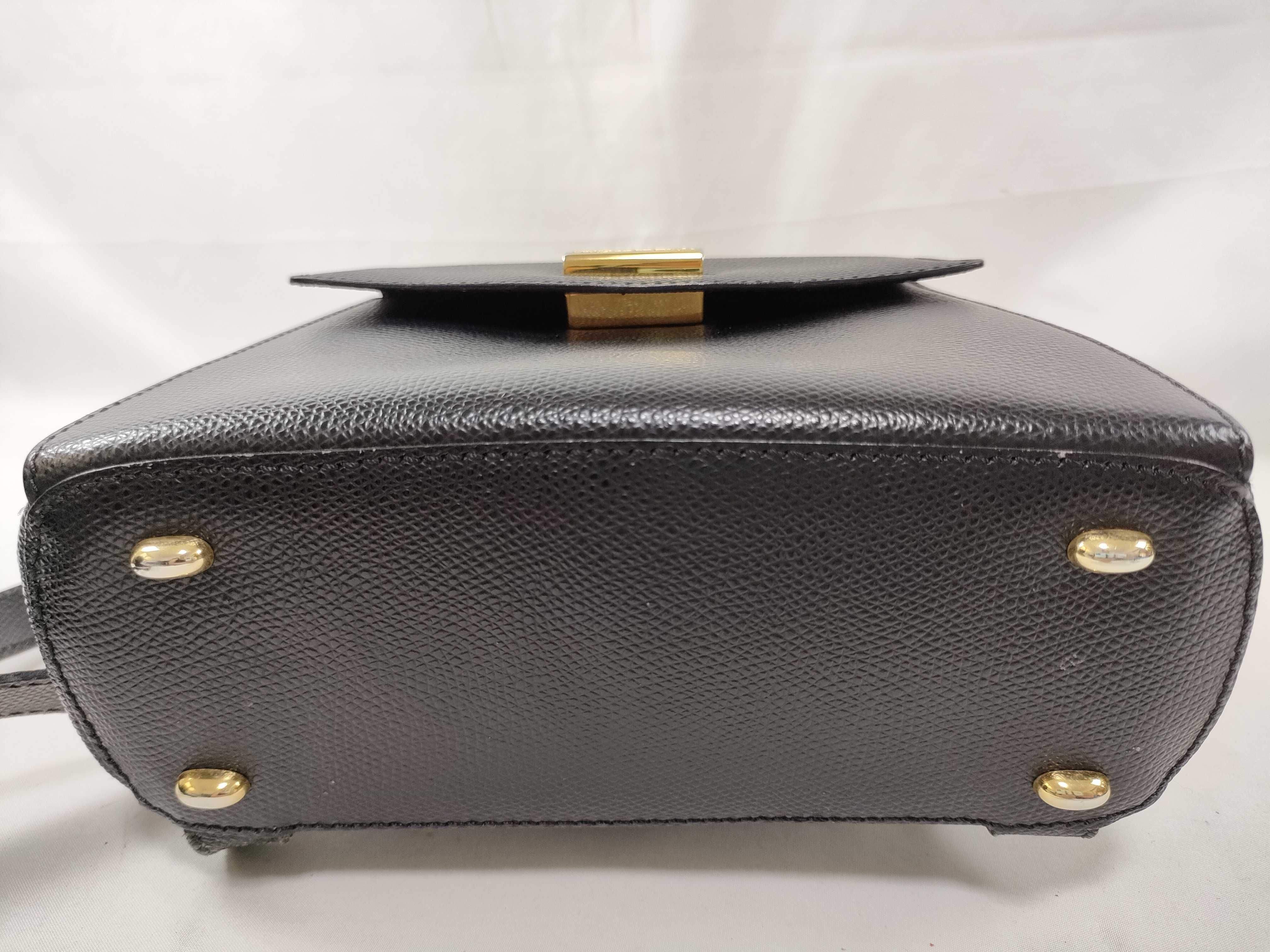 Vintage Box Calf Shoulder Bag, Black MC96 Backpack — view 10