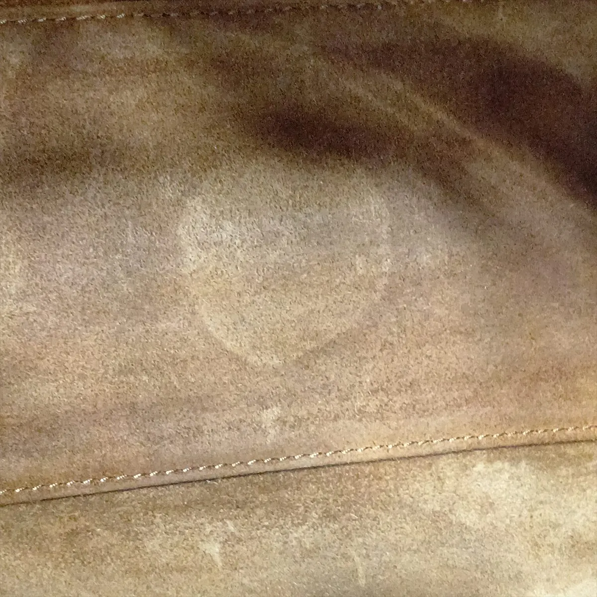 Small Cabas Drawstring Cuir Triomphe Leather 2-Way Handbag Brown — view 10