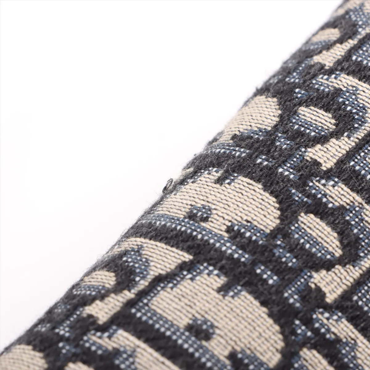 Saddle Bag Canvas x Leather Handbag Navy — view 11