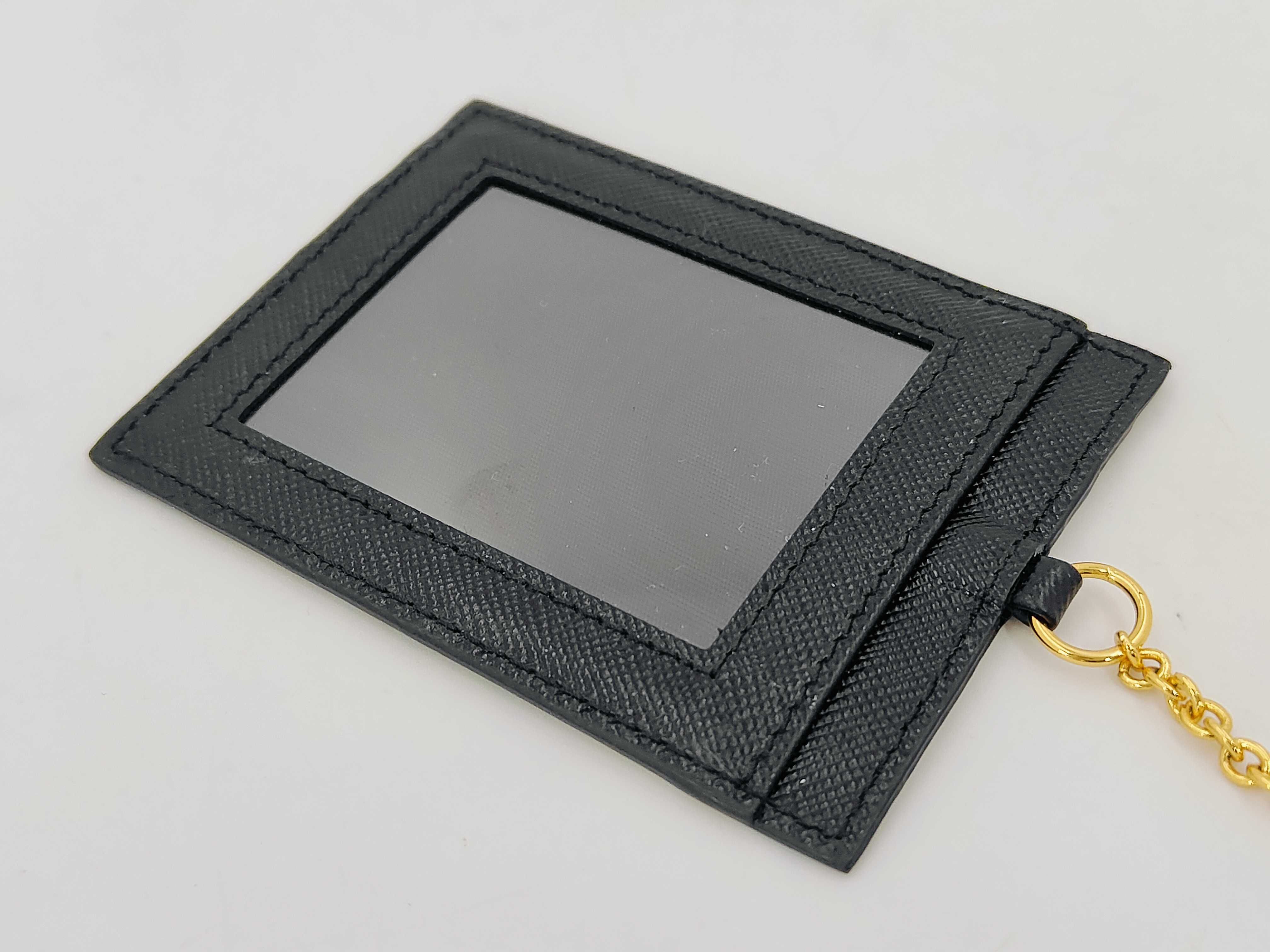 Leather Black Long Wallet with Card Case — view 11