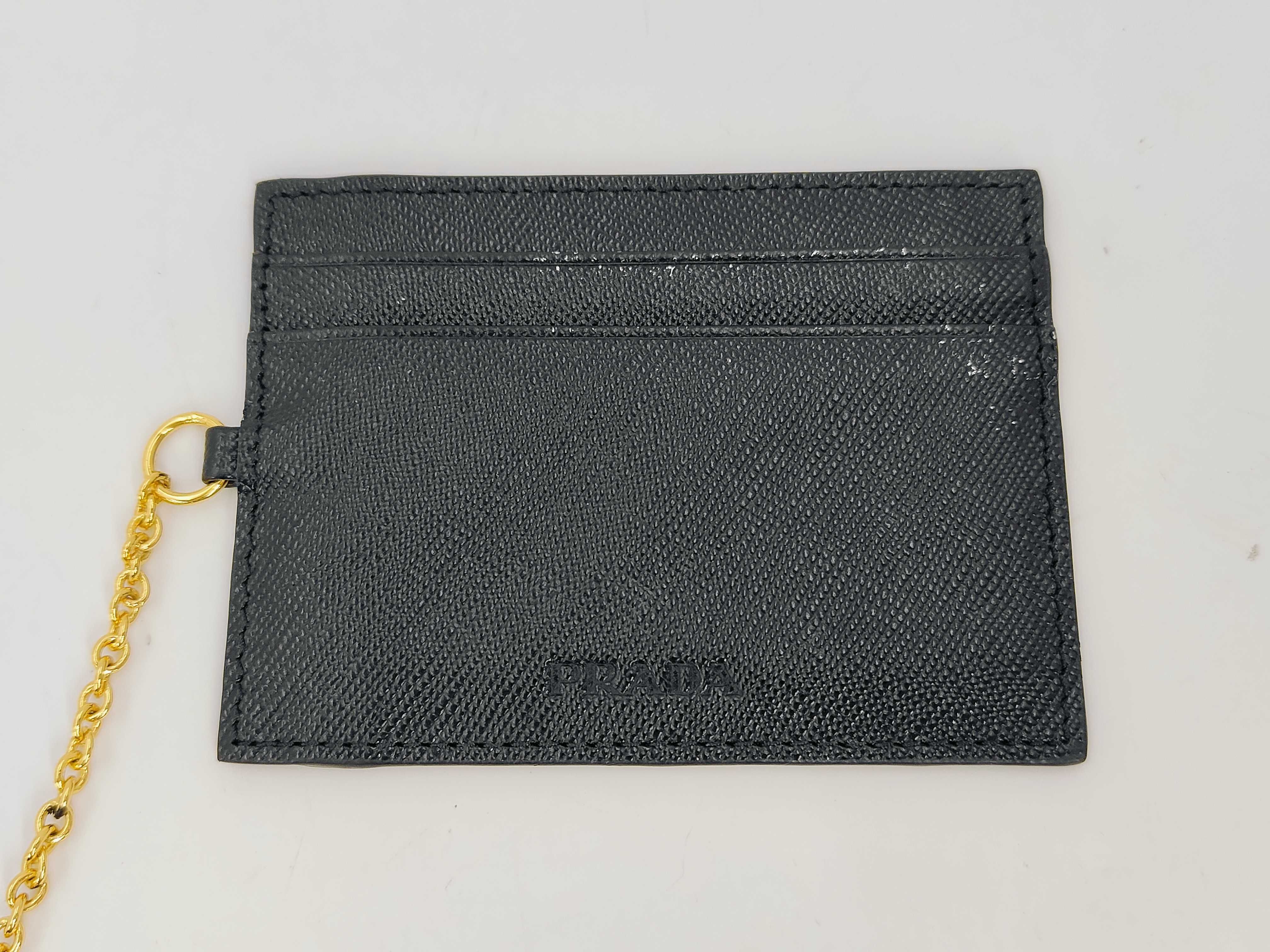Leather Black Long Wallet with Card Case — view 10