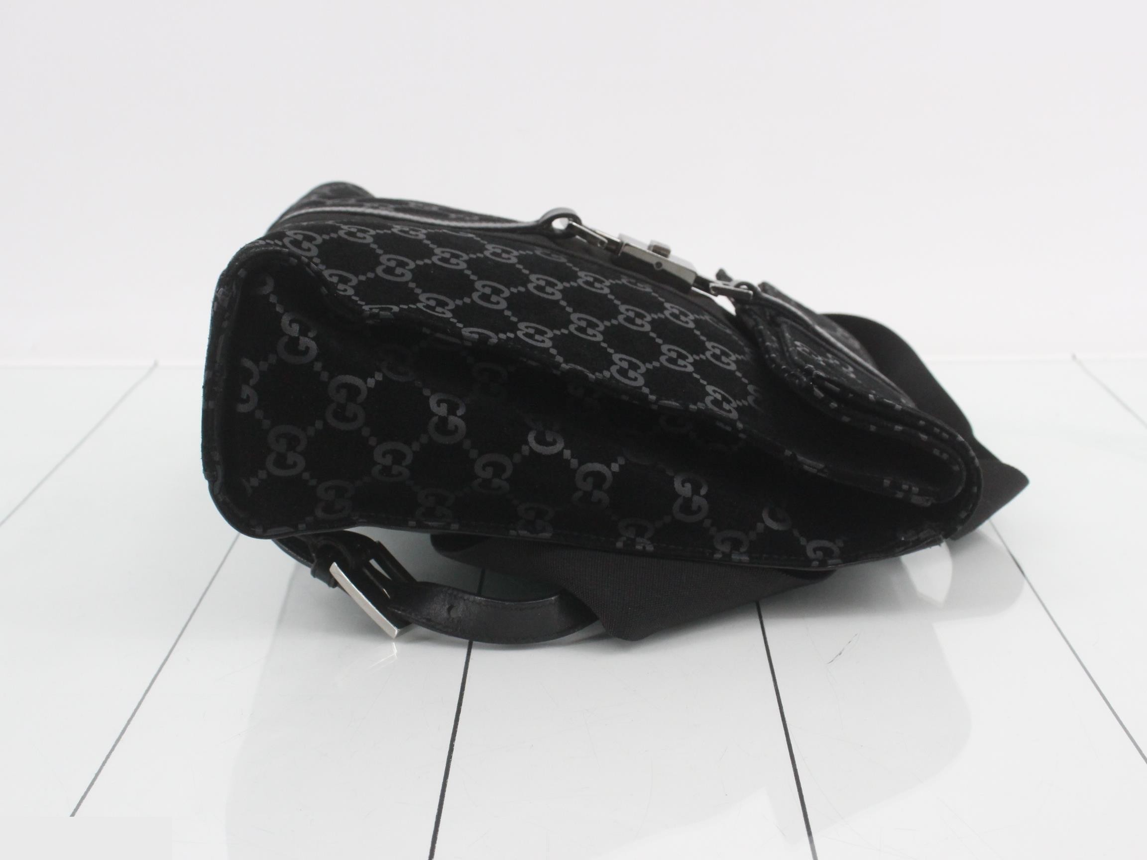 Jackie GG Suede Backpack — view 3