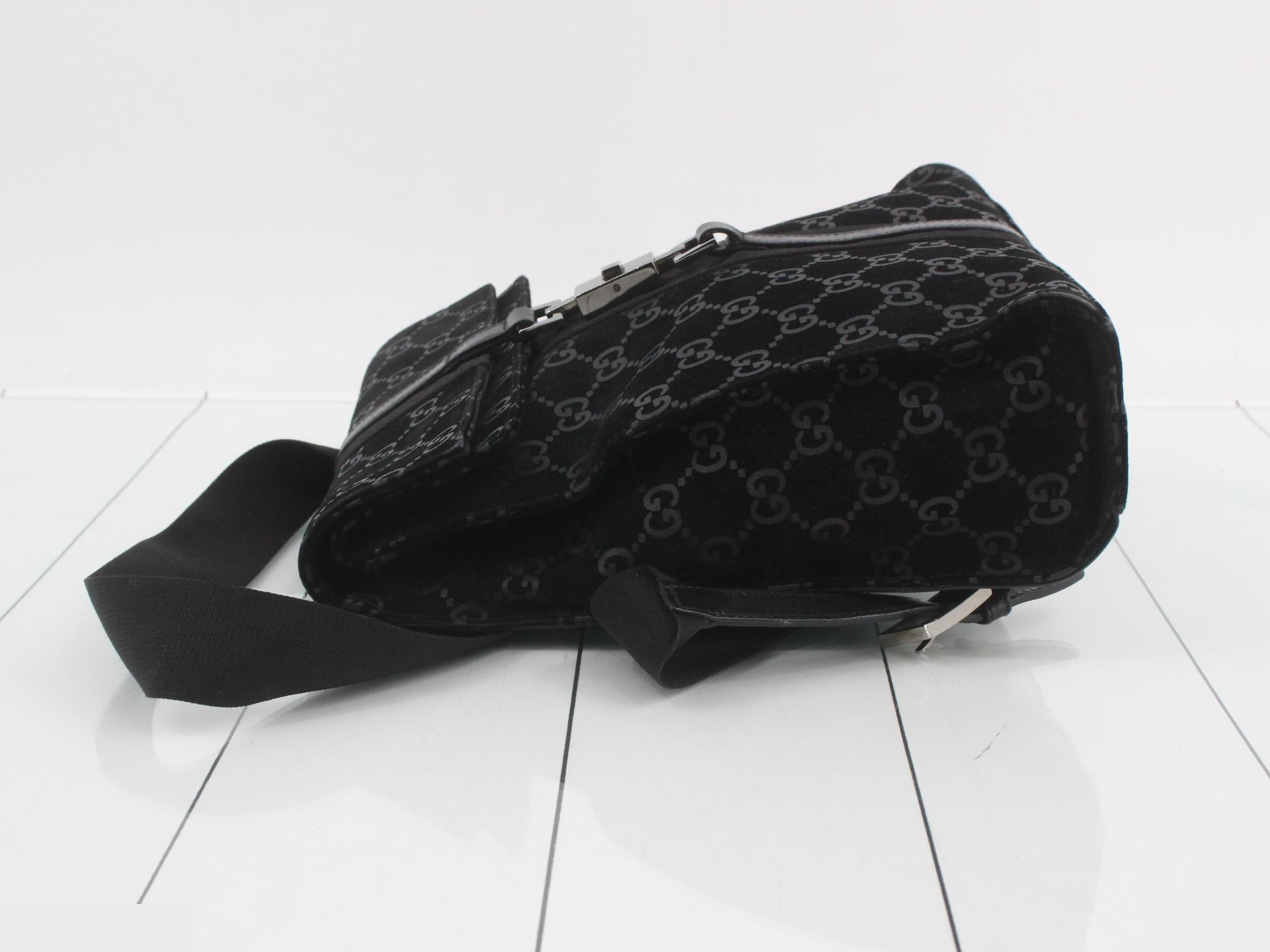 Jackie GG Suede Backpack — view 4