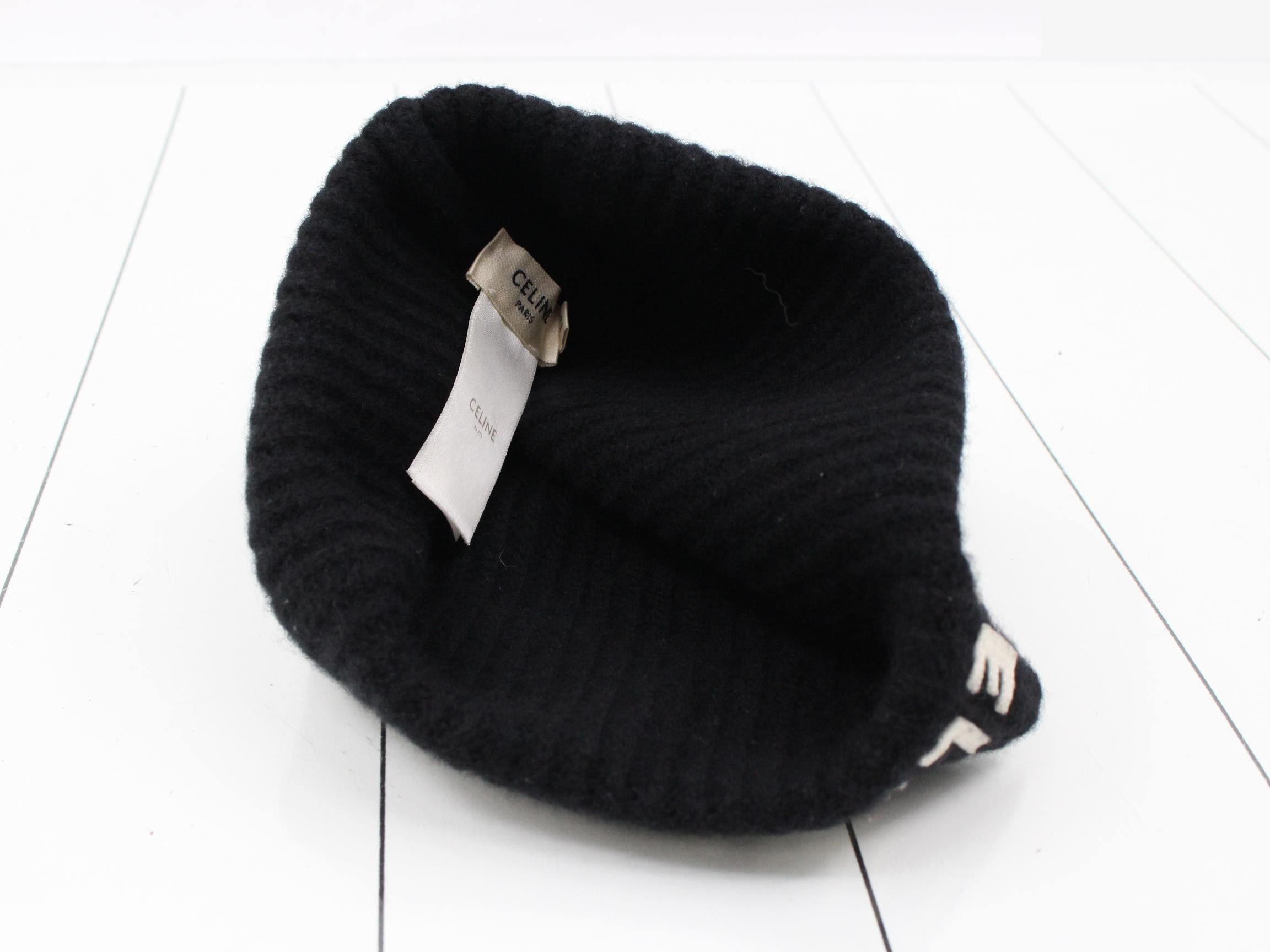 Logo knit hat — view 3