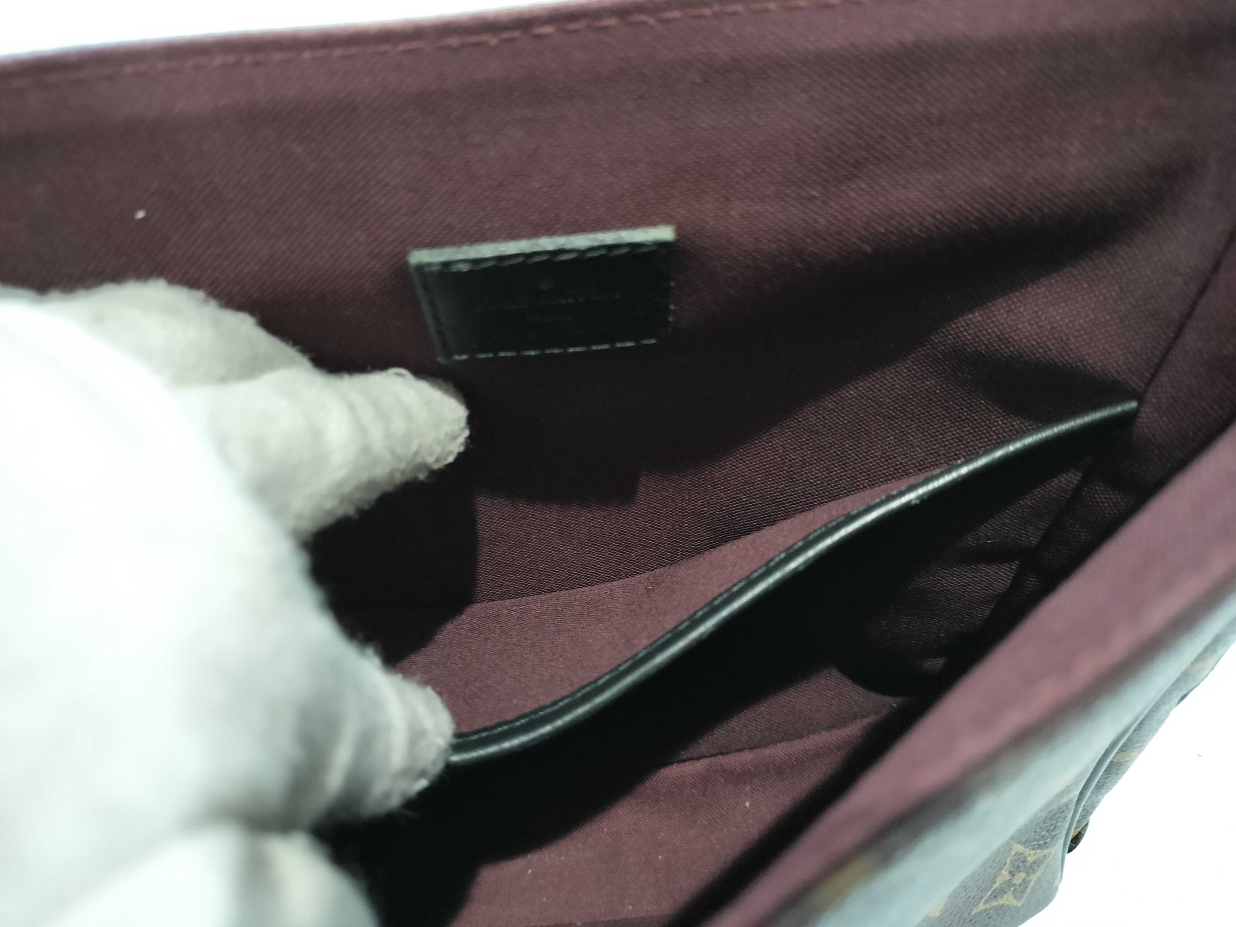 Monogram Macassar Bass PM Shoulder Bag — view 12