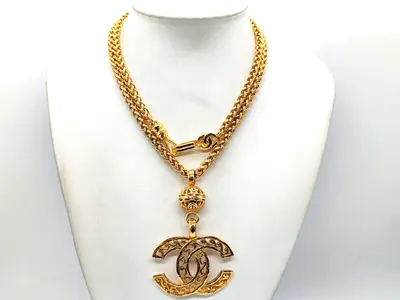 Big Coco Mark Ball Swing Necklace 95A, Chain approx. 74cm
