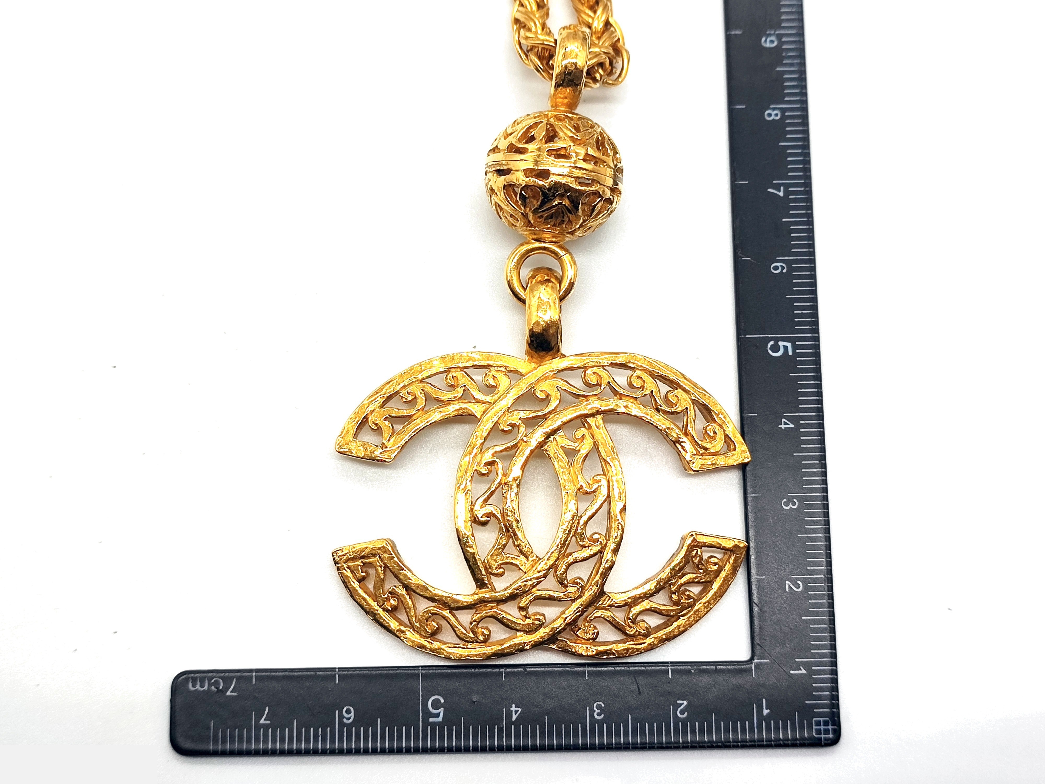 Big Coco Mark Ball Swing Necklace 95A, Chain approx. 74cm — view 3