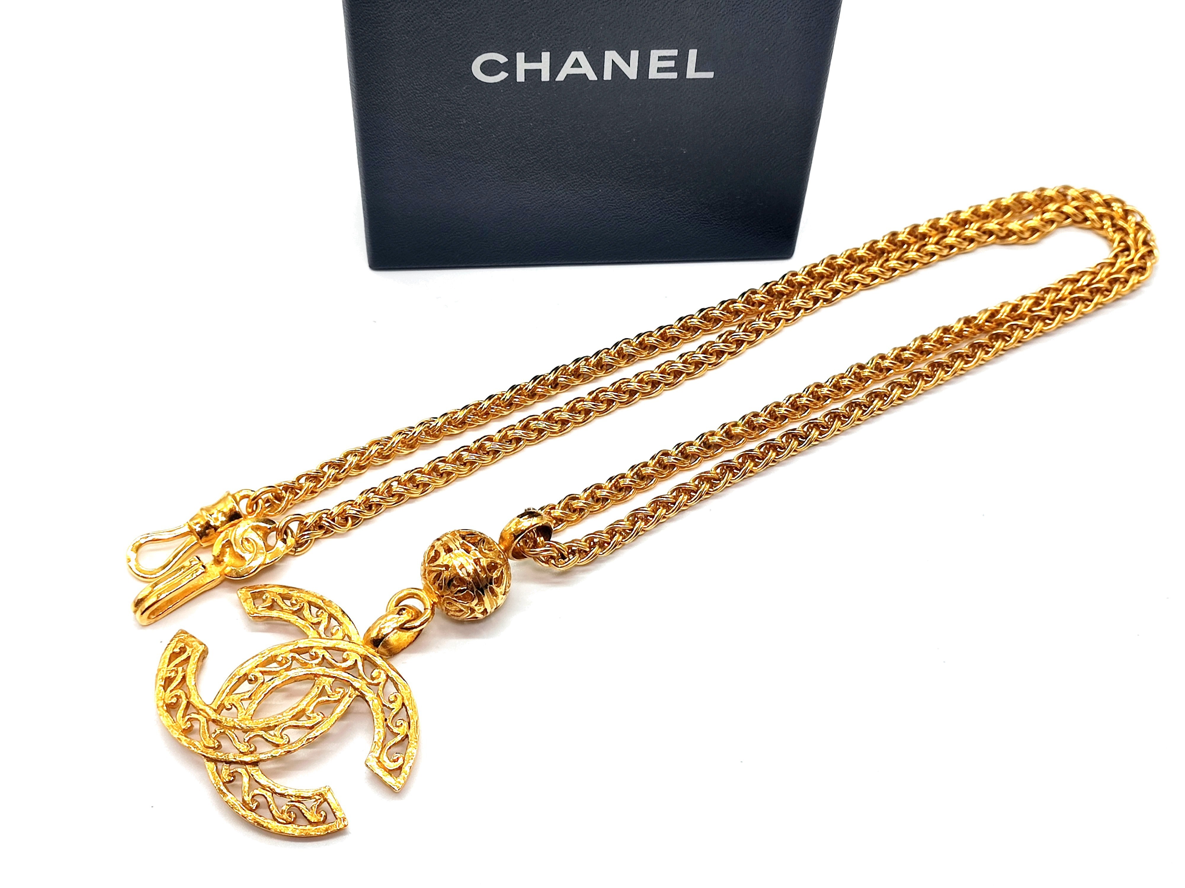 Big Coco Mark Ball Swing Necklace 95A, Chain approx. 74cm — view 4