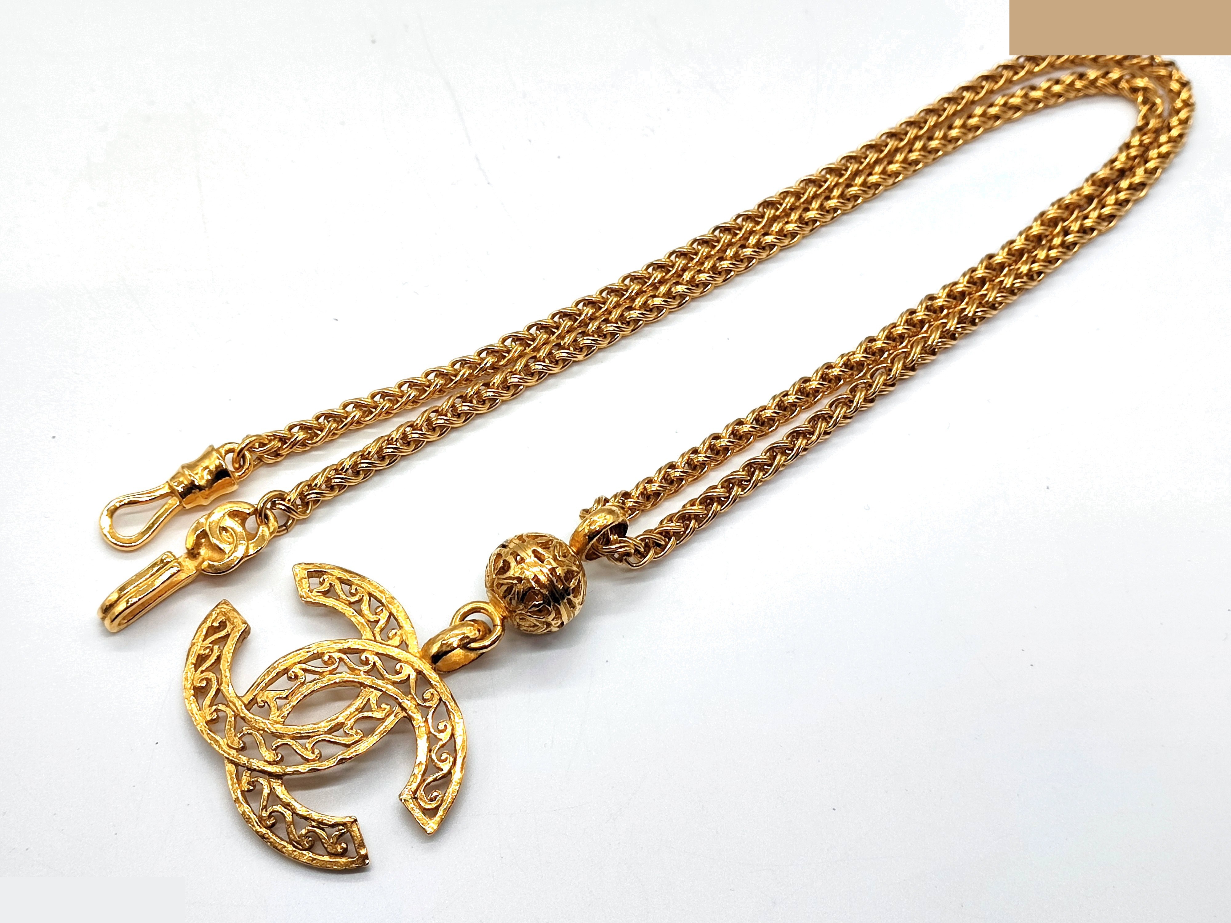 Big Coco Mark Ball Swing Necklace 95A, Chain approx. 74cm — view 5