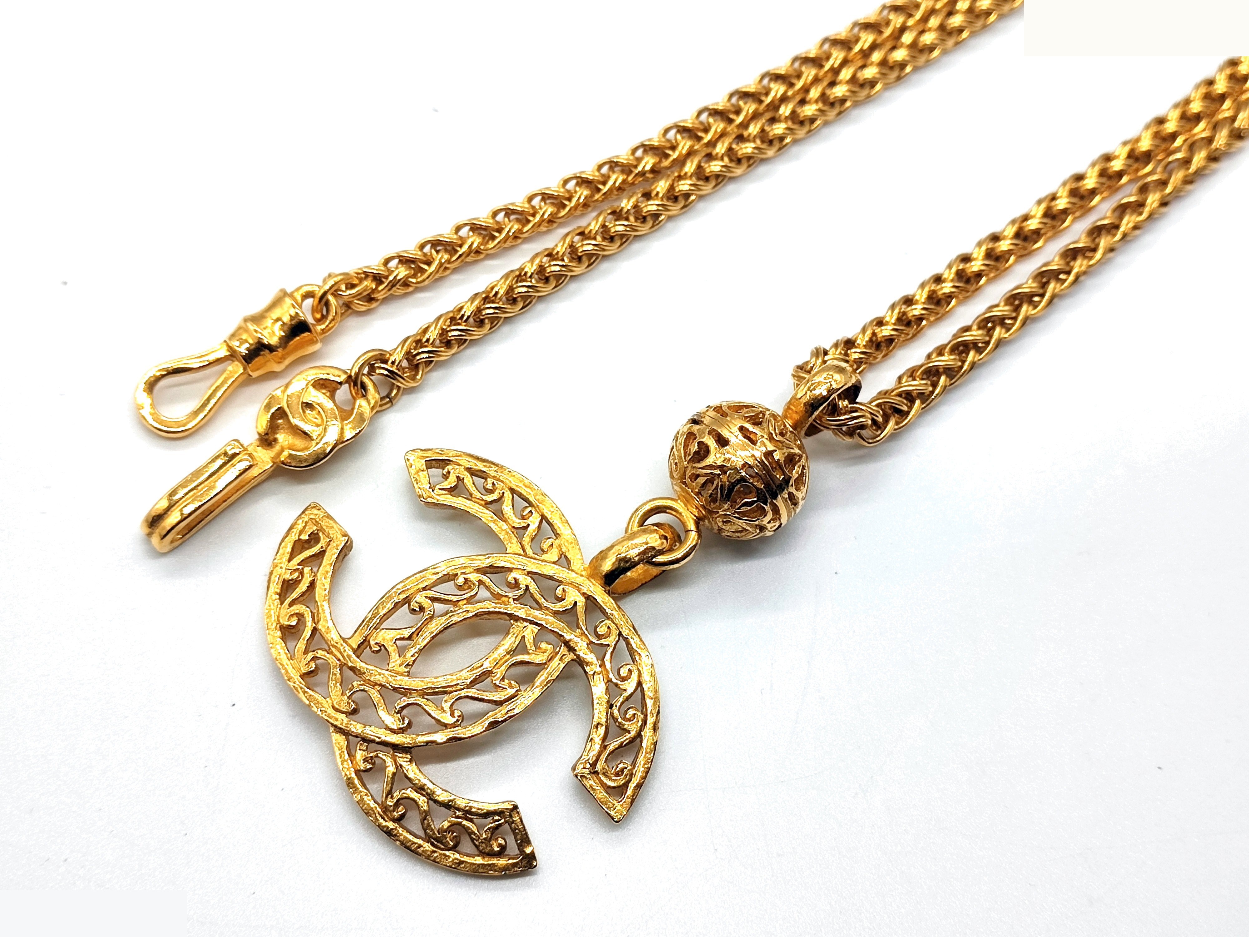 Big Coco Mark Ball Swing Necklace 95A, Chain approx. 74cm — view 6