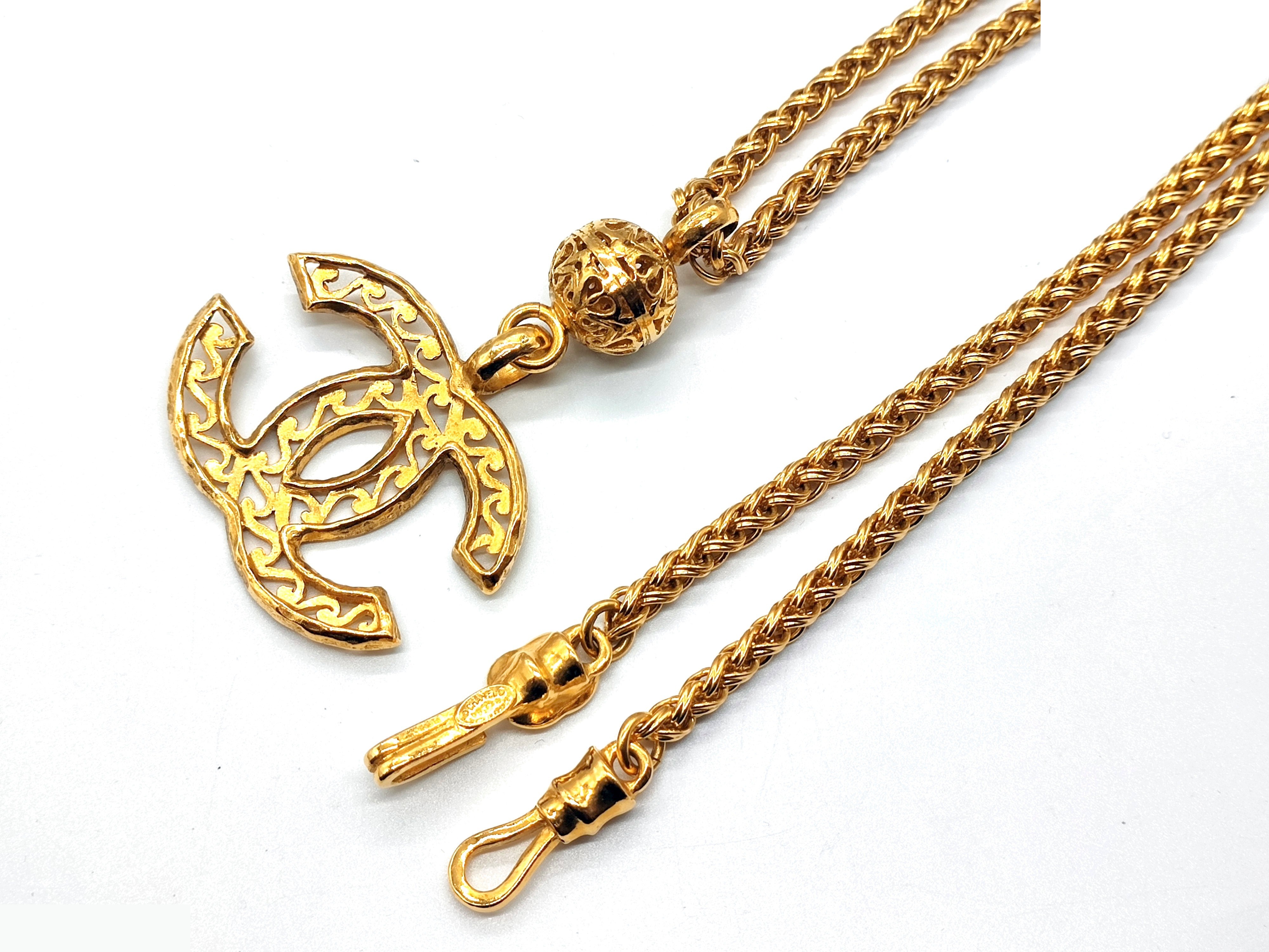 Big Coco Mark Ball Swing Necklace 95A, Chain approx. 74cm — view 9