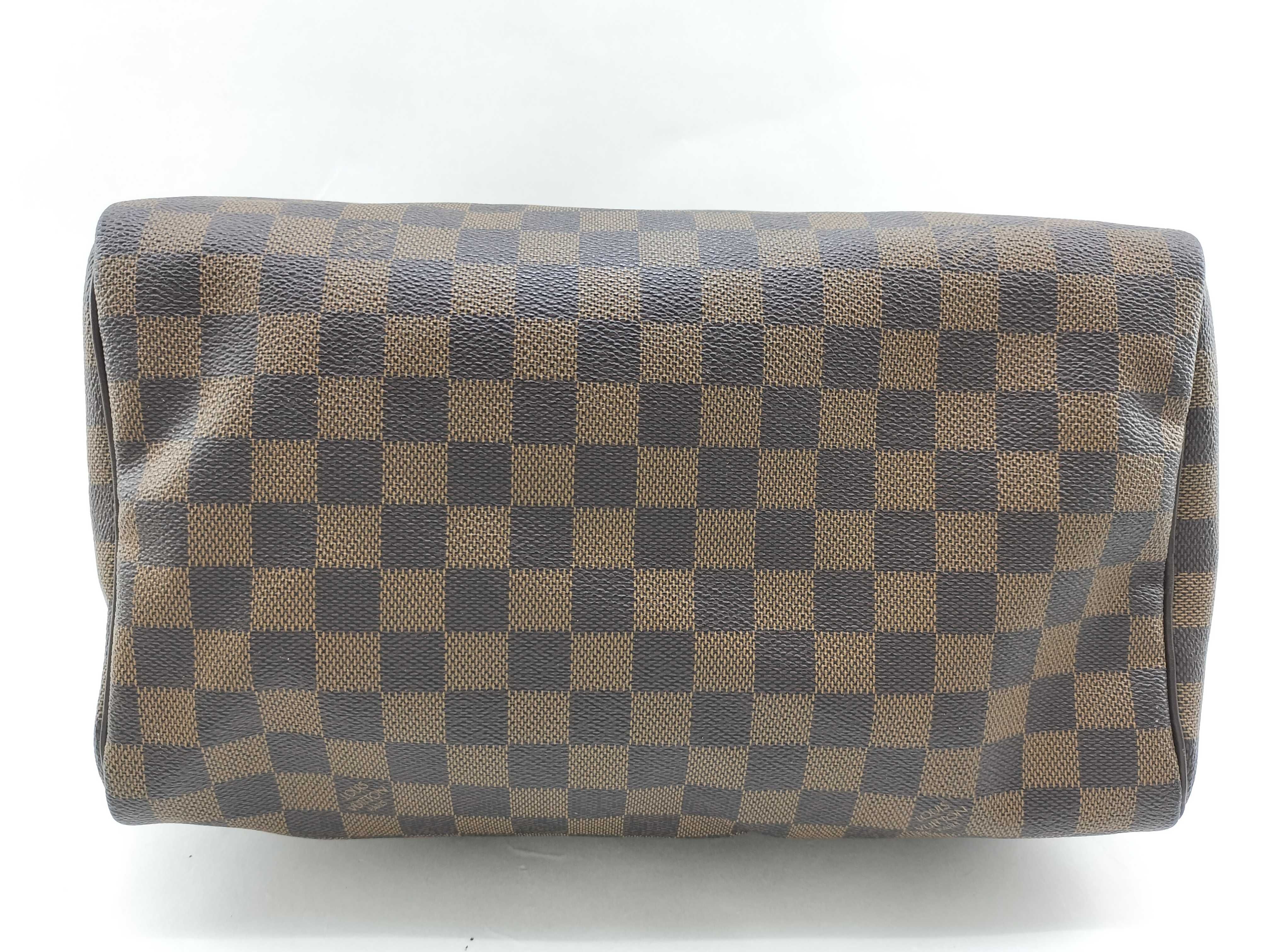 Damier Speedy 30 N41364 DU0078 Brown Handbag — view 7