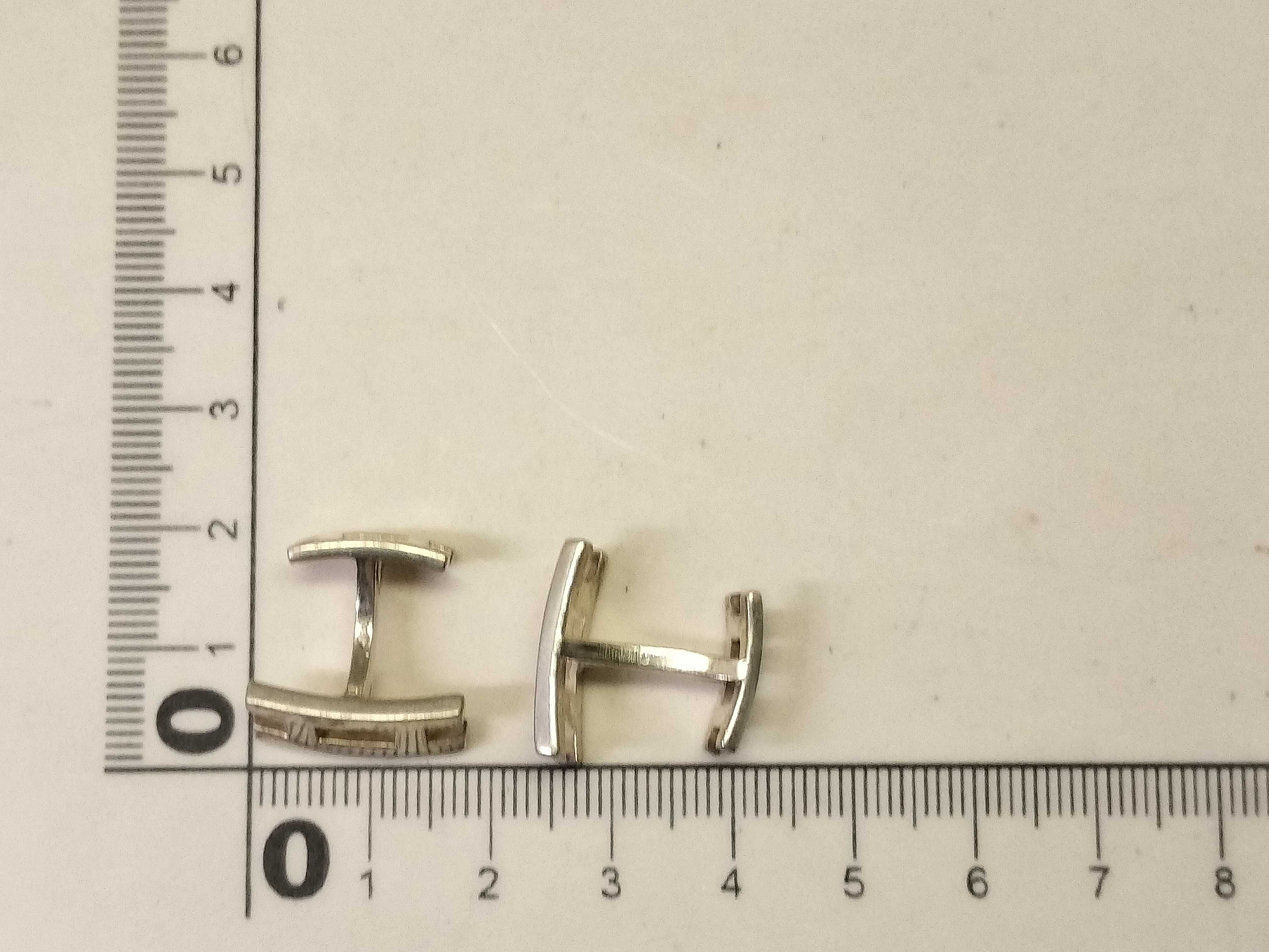 Parallel H Cufflinks SV925 Tie Clip & Cufflinks — view 6